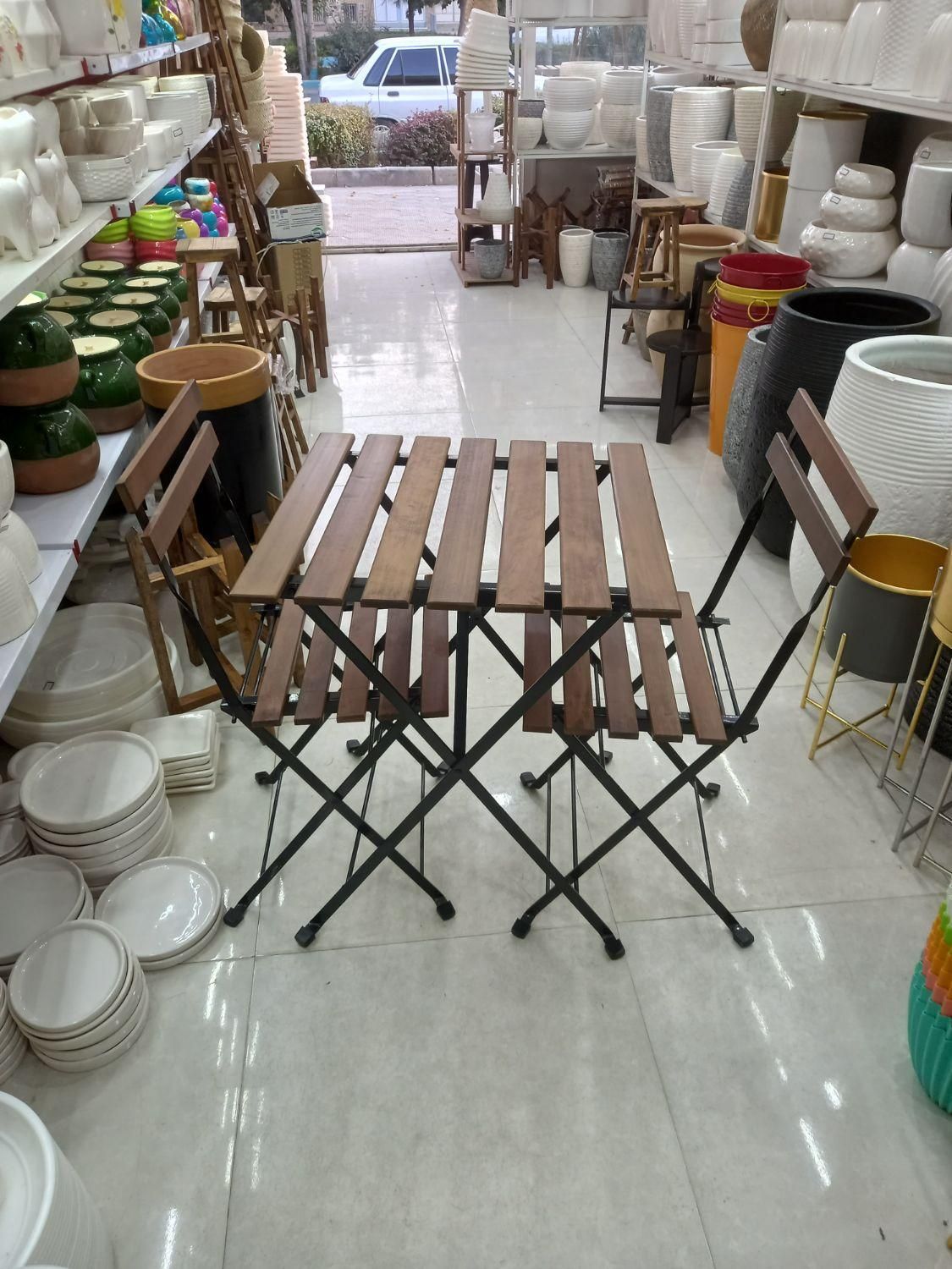 میز و صندلی تاشو تراسی|میز و صندلی غذاخوری|اصفهان, قائمیه|دیوار