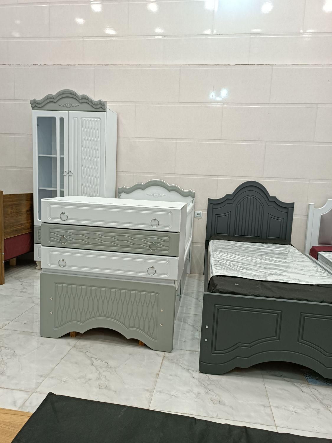 تخت جدید*سیندرلا*ام دی اف|تخت و سرویس خواب|رشت, استقامت ۱|دیوار