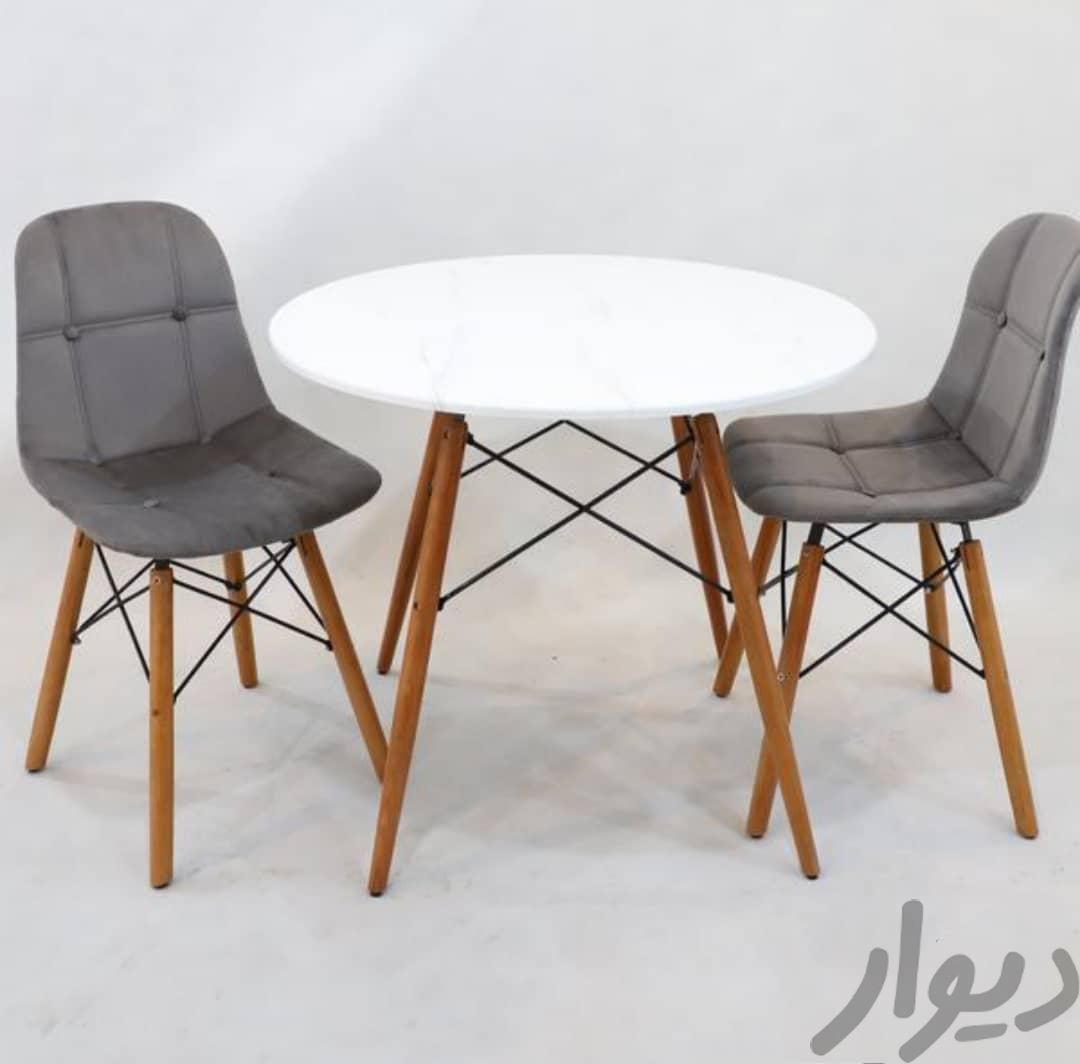 میز ناهارخوری و صندلی پارچه ای دو نفره|میز و صندلی غذاخوری|تهران, نواب|دیوار
