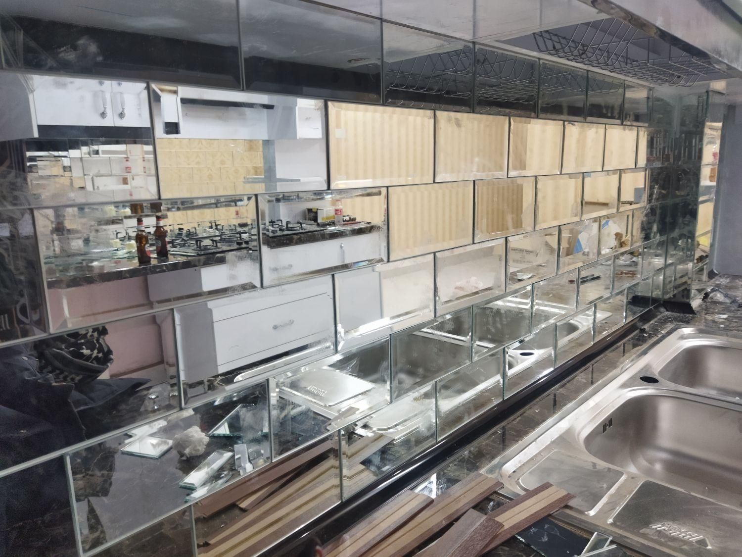 آینه پازل دکوراتیو پازلی لوزی|آینه|مشهد, طلاب|دیوار