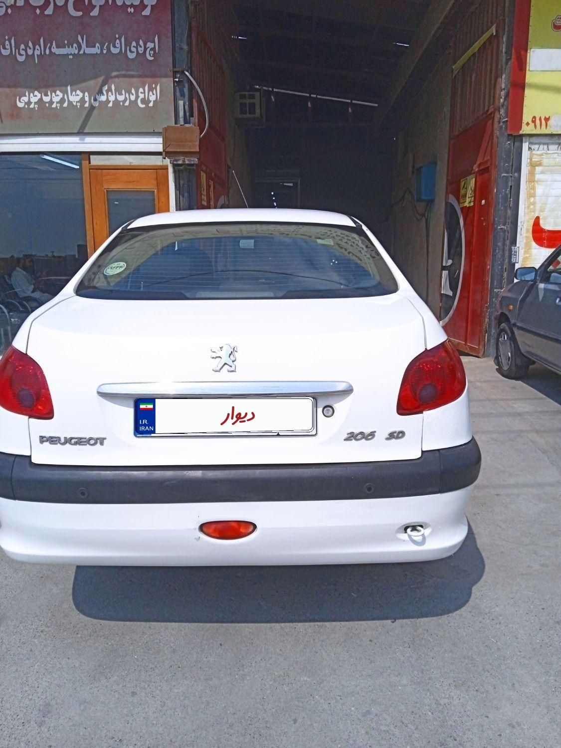 پژو 206 SD V8، مدل ۱۳۹۶|خودرو سواری و وانت|نسیم‌شهر, |دیوار