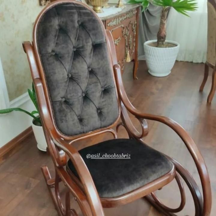 صندلی راکر ریلکسی مادربزرگ اصیل چوب تبریز|صندلی و نیمکت|تهران, آرژانتین|دیوار