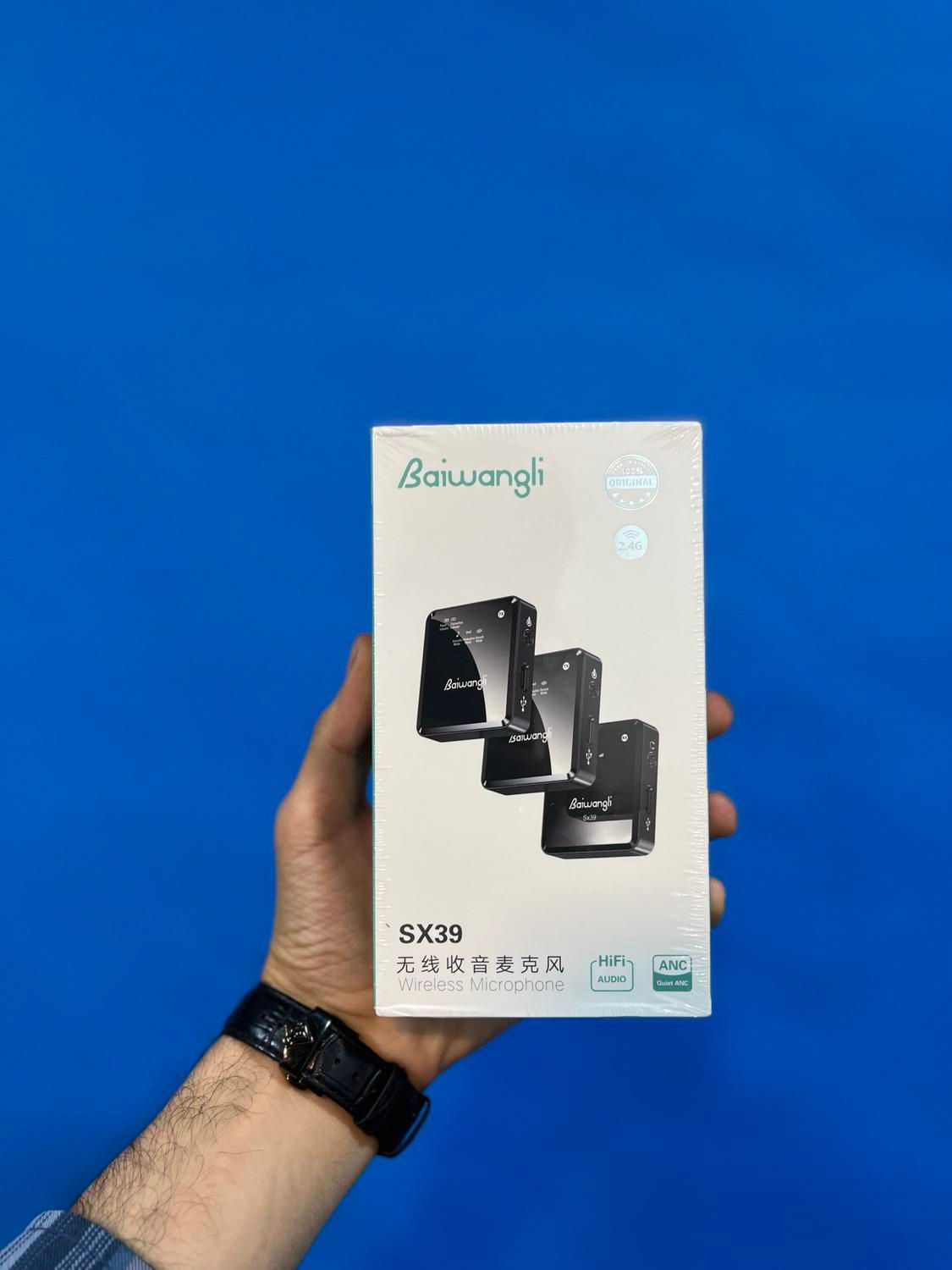 میکروفن بی سیم یقه ای دو فرستنده sx39|دوربین عکاسی و فیلم‌برداری|قزوین, |دیوار