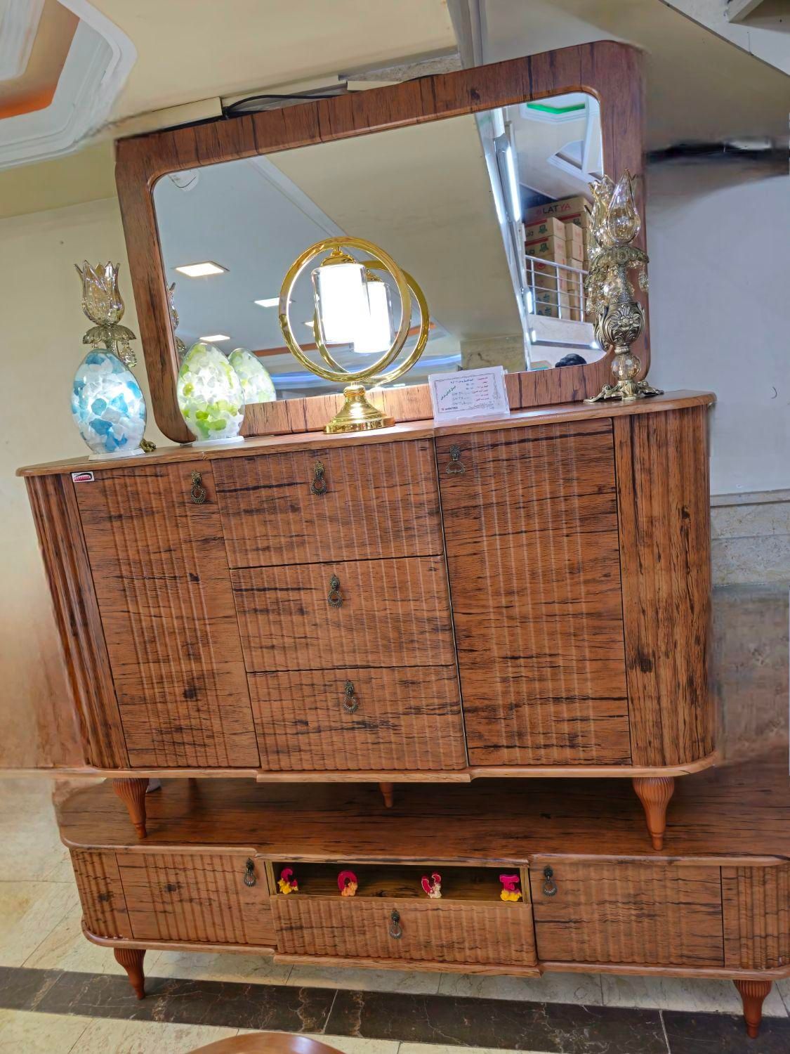 ست آینه کنسول و میز تلوزیون رافا شرایطی|بوفه، ویترین، کنسول|تبریز, |دیوار