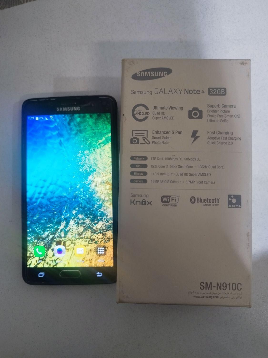 سامسونگ Galaxy Note 4 (USA) با حافظهٔ ۳۲ گیگابایت|موبایل|تهران, سعادت‌آباد|دیوار