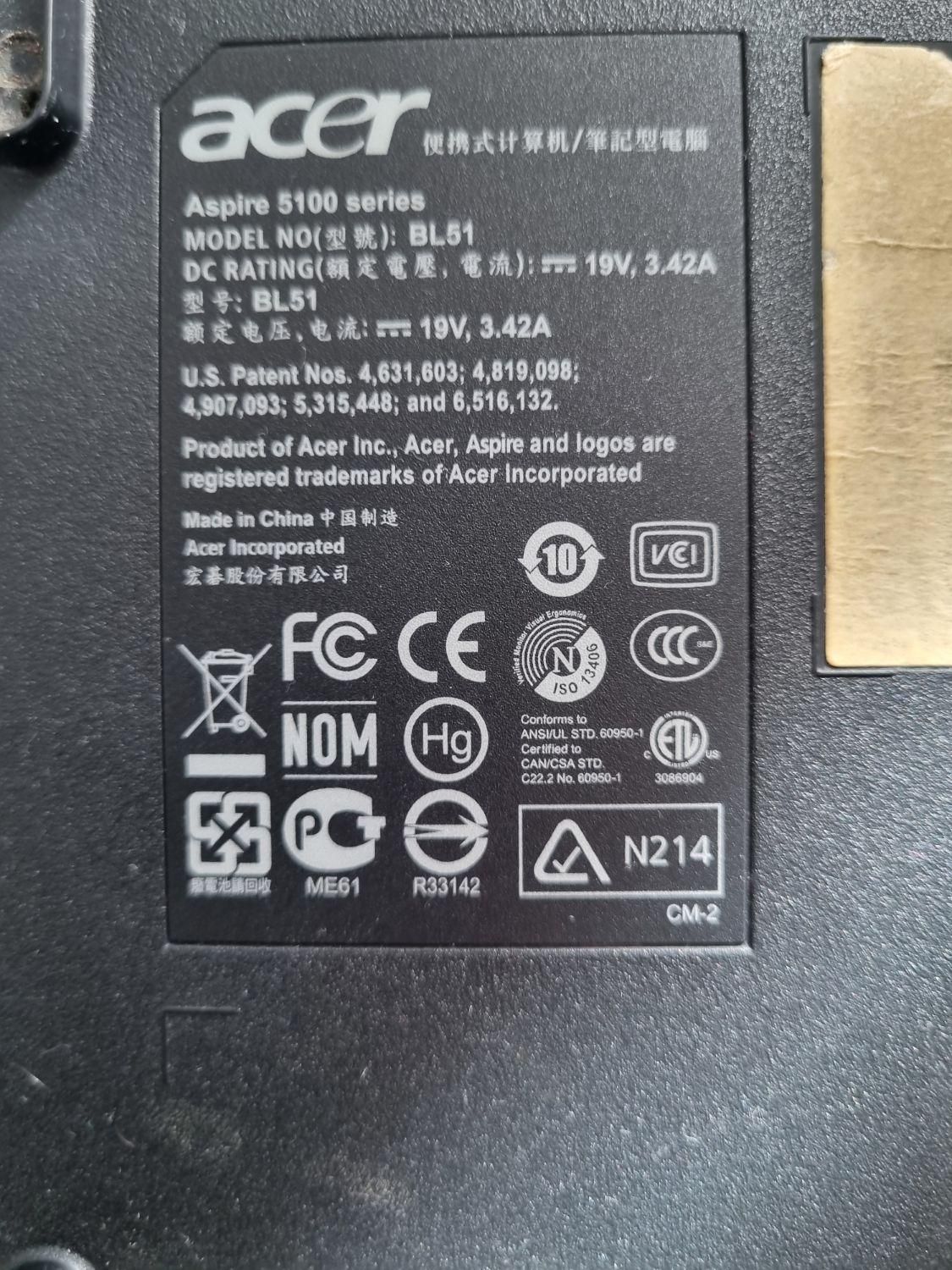 لب تاپ Acer قدیمی|رایانه همراه|تهران, سعادت‌آباد|دیوار