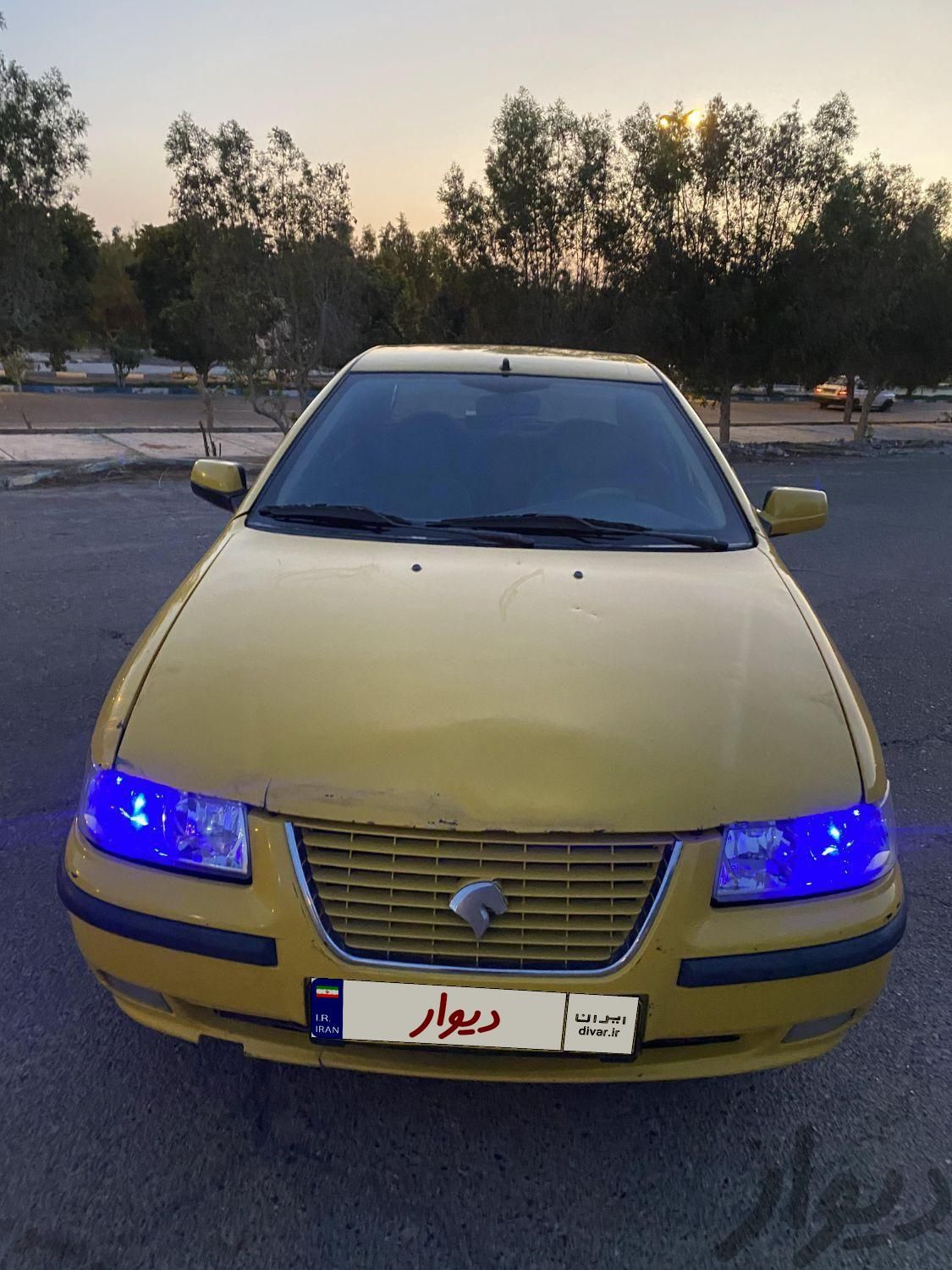 سمند زرد LX ساده، مدل ۱۳۹۴ پلاک استان شده