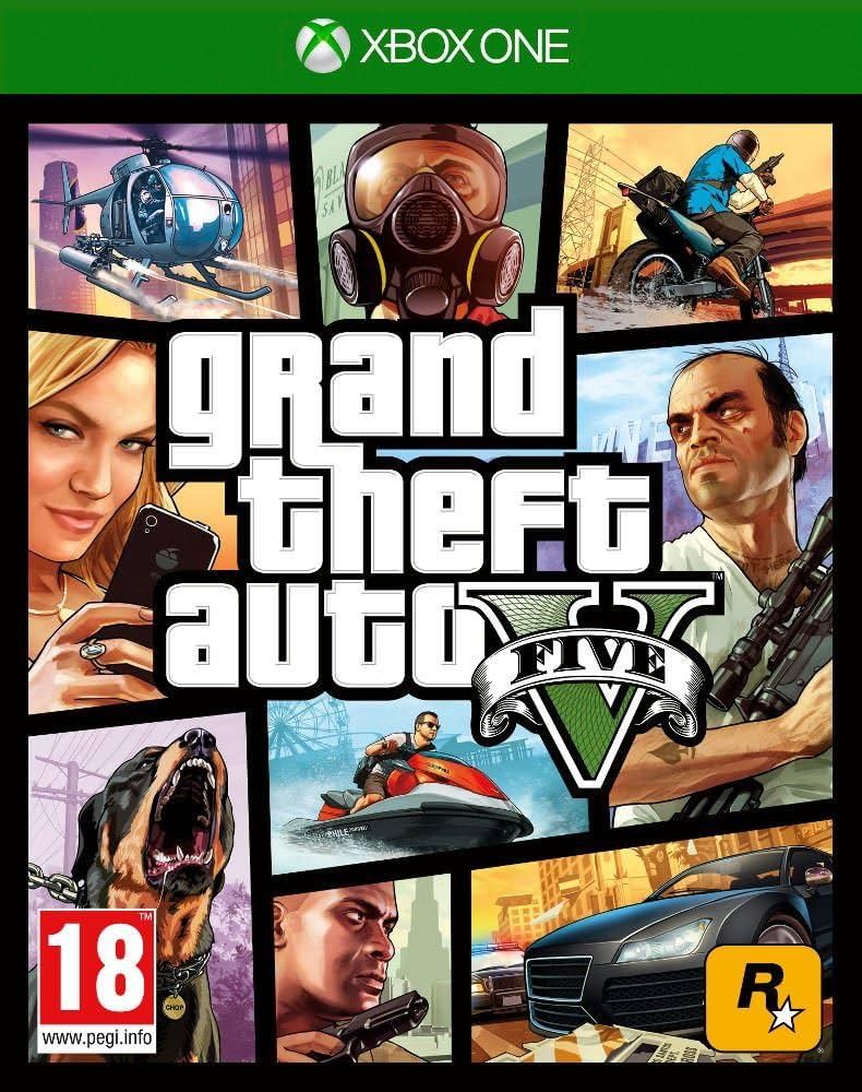 دیسک بازی GTA-V مخصوص Xbox One|کنسول، بازی ویدئویی و آنلاین|رشت, منظریه|دیوار