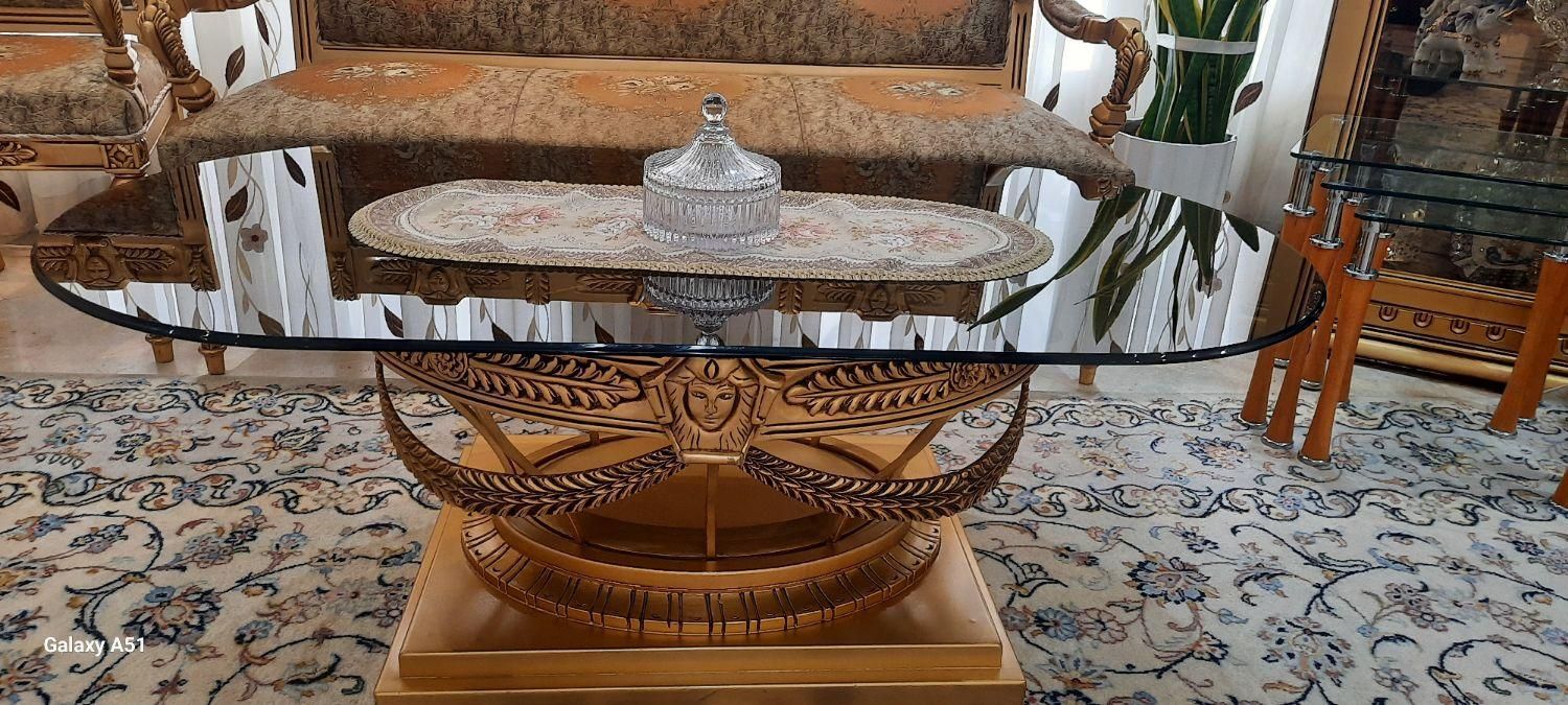 مبلمان استیل ۹ نفره ، به همراه میز نهارخوری ۸ نفره|مبلمان خانگی و میز عسلی|تهران, ایران|دیوار