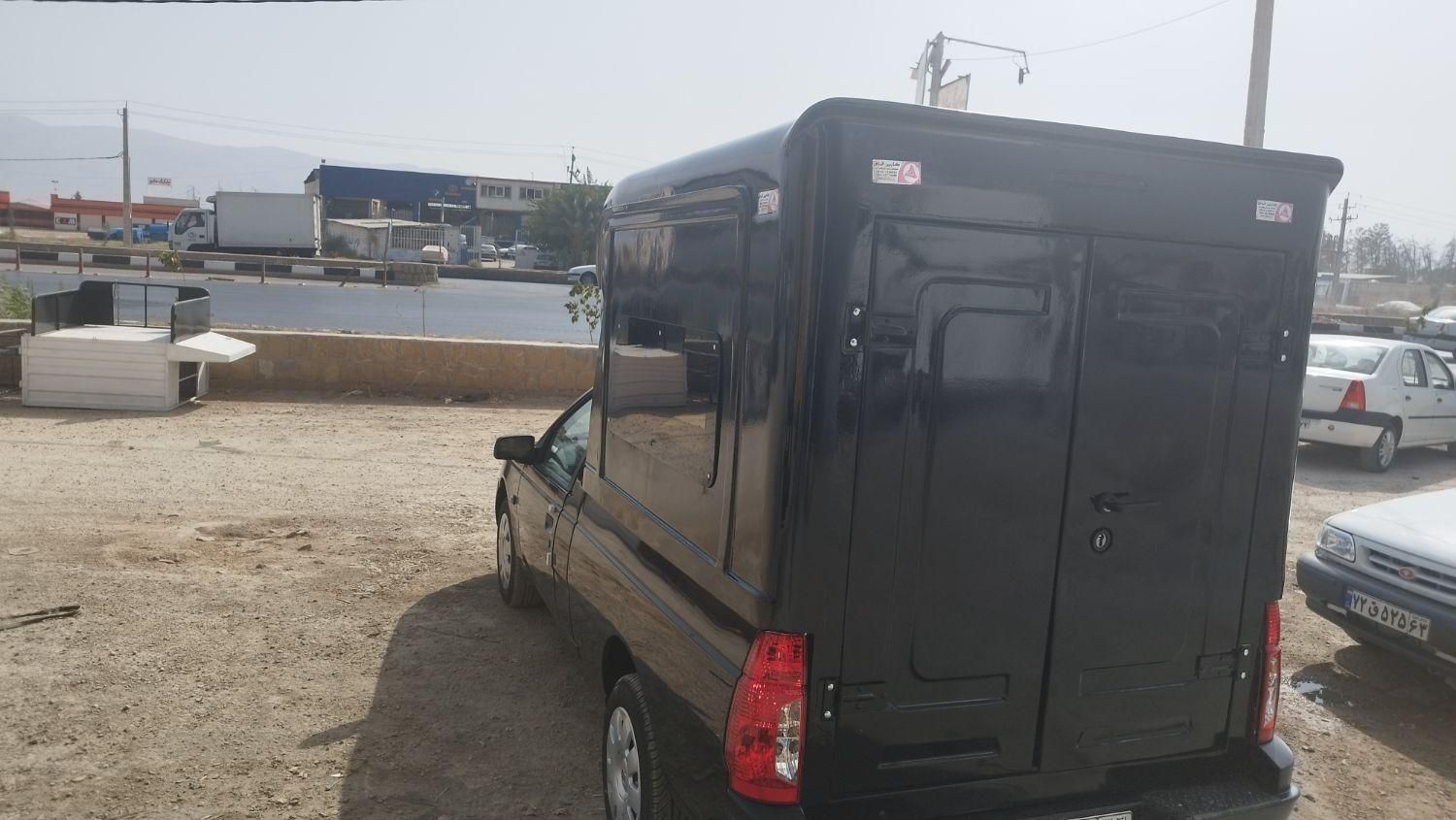 اطاق مسقف فایبرگلاس عقب وانت آریسان ارتفاع بلند22|قطعات یدکی و لوازم جانبی|بندر گناوه, |دیوار