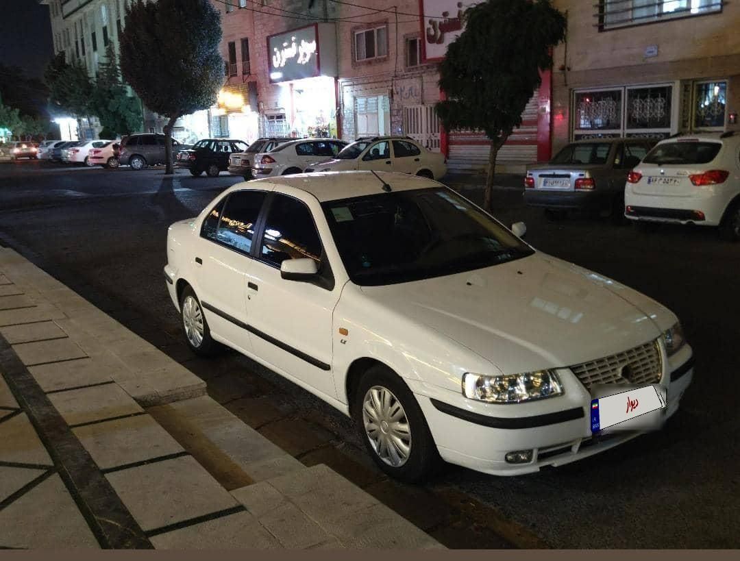 سمند ای اف سون ef7 مدل 1400 بنزینی سفید|خودرو سواری و وانت|فردیس, |دیوار