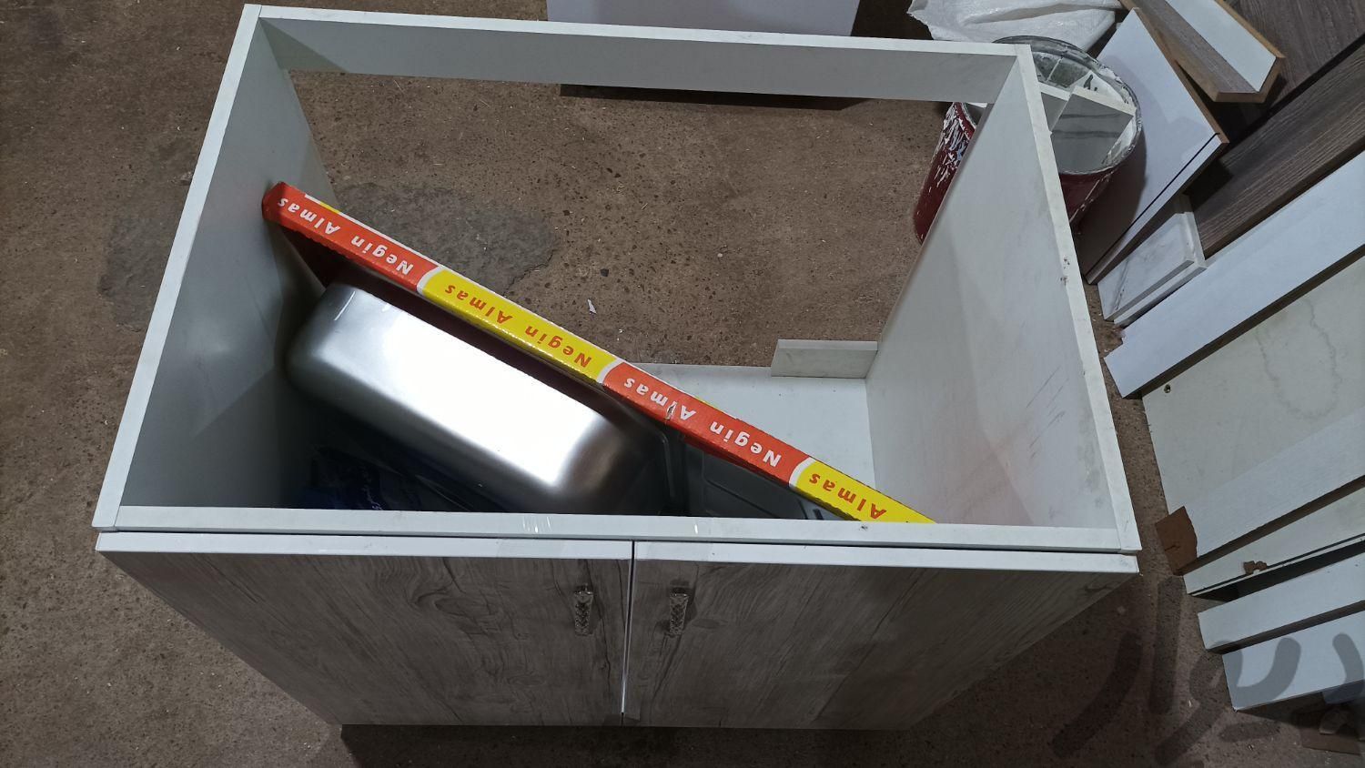 کابینت زیر سینک تمام ضد آب PVC آماده پی وی سی|مصالح و تجهیزات ساختمان|تهران, حسن‌آباد|دیوار