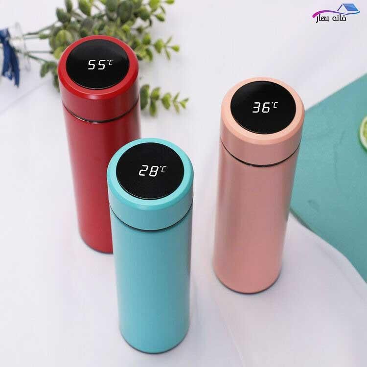 فلاسک هوشمند گرم و سرد دماسنج دار LED|ظروف نگهدارنده، پلاستیکی، یک‌بارمصرف|کرمان, |دیوار