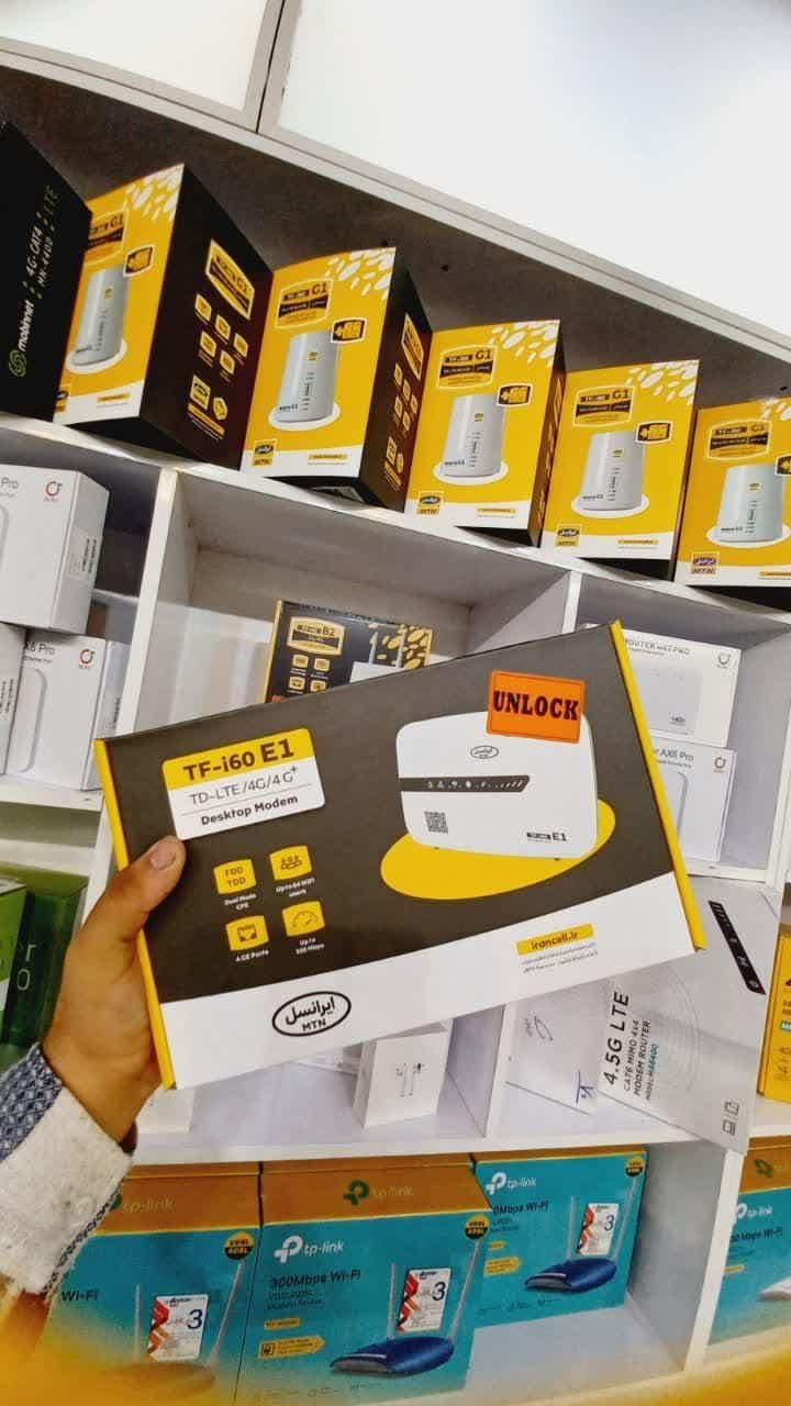 مودم آنلاک ایرانسل TD-LTE TF-i60 E1 اصل-کپی|مودم و تجهیزات شبکه|اصفهان, لاله|دیوار