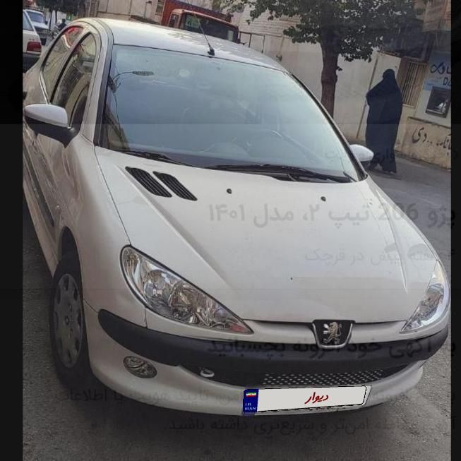 پژو 206 تیپ ۲، مدل ۱۴۰۱|خودرو سواری و وانت|قرچک, |دیوار