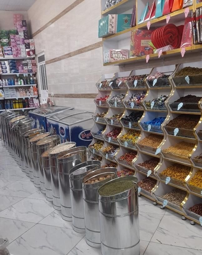 پاتیل خشکباری بشکه سطل تخمه قفسه استیل اجیل|فروشگاه و مغازه|رشت, سعدی (تختی)|دیوار