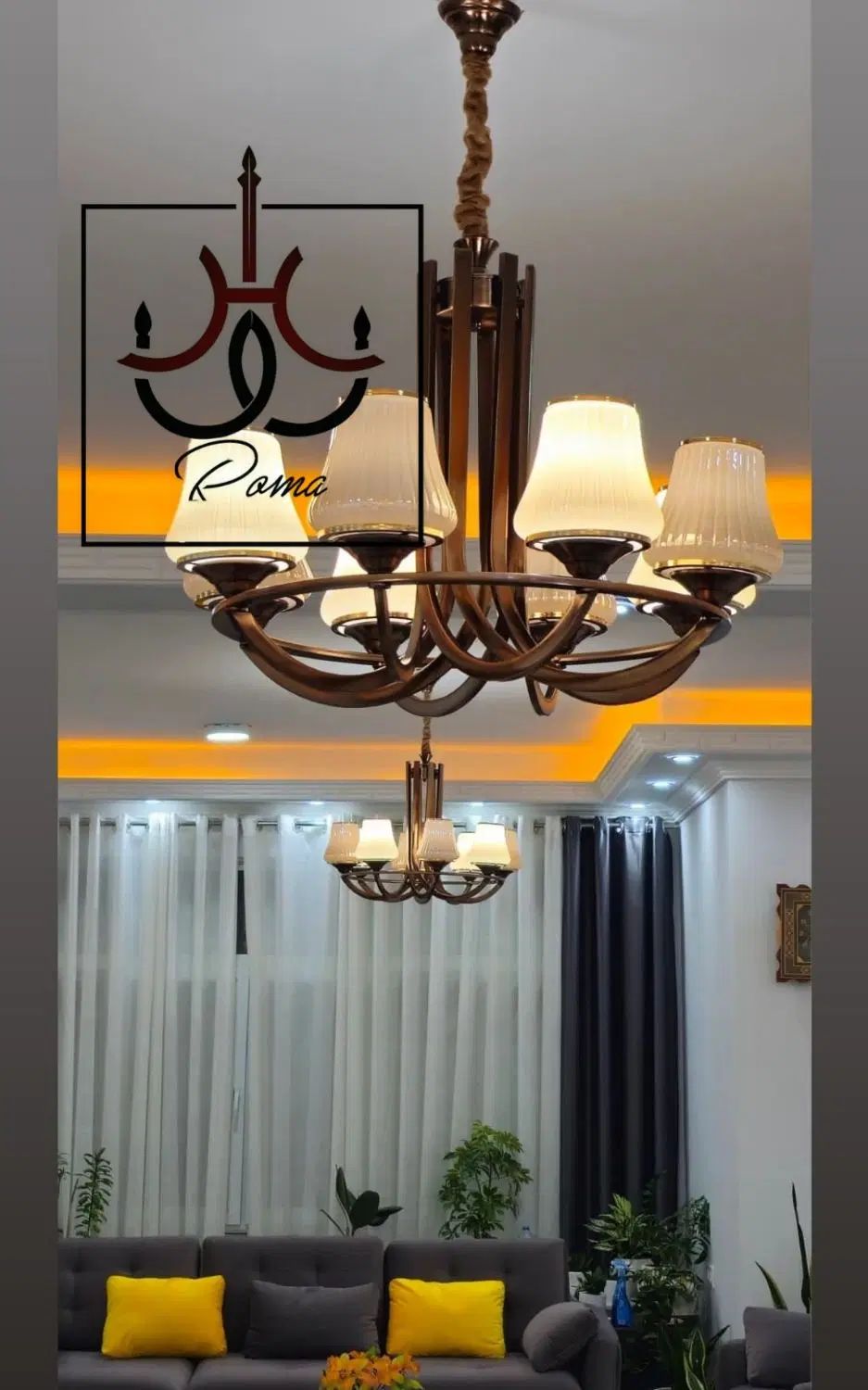 جدیدترین مدل های لوستر به قیمت کارخانه|لوستر و چراغ آویز|قزوین, |دیوار