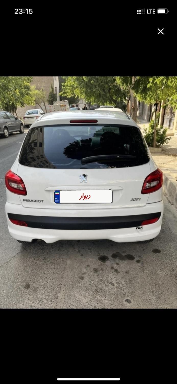 207 سفید فرمان برق کروز دار|خودرو سواری و وانت|بجنورد, |دیوار