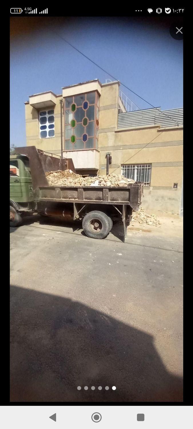 حمل بار نخاله ساختمانی شن شسته و خاک  باخاور|خدمات حمل و نقل|زابل, |دیوار