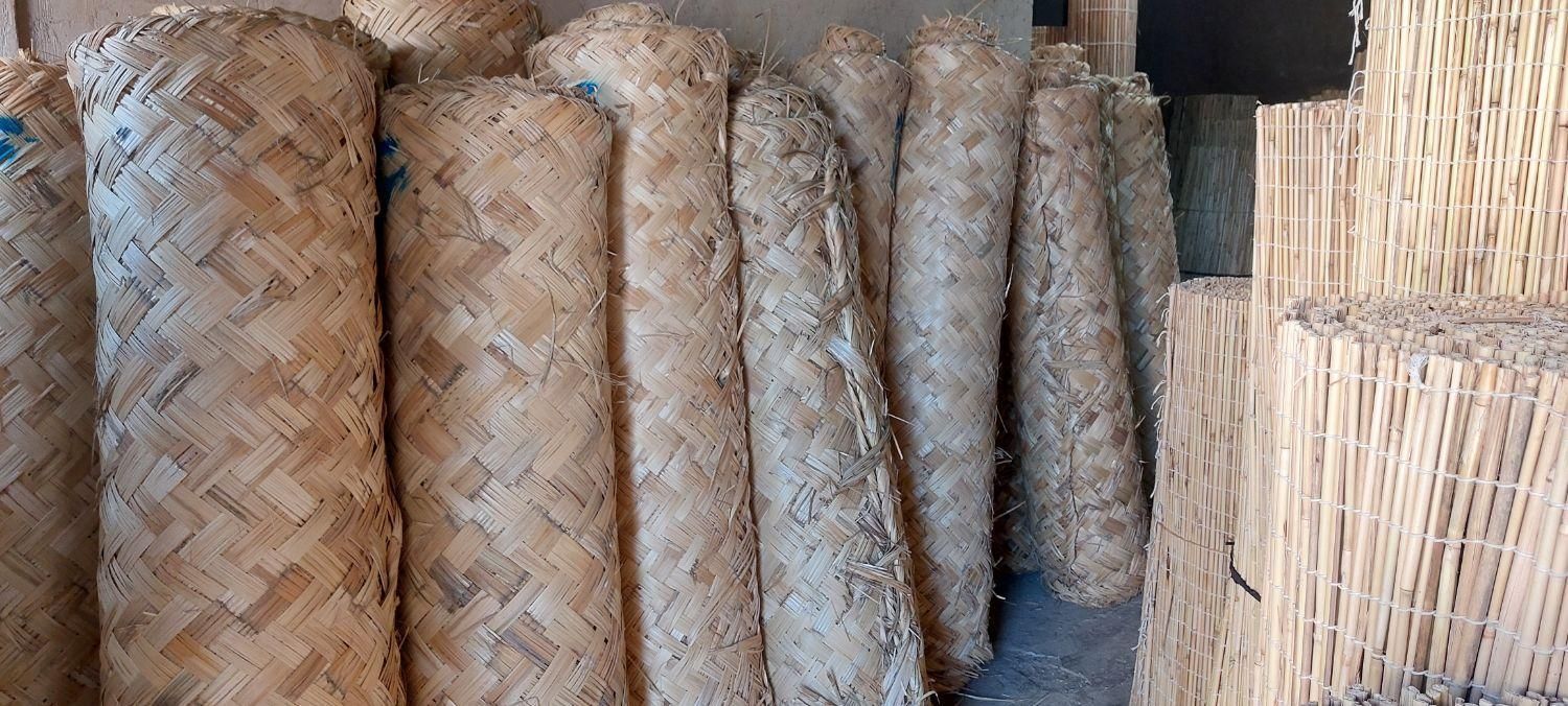 حصیر چوبی و نی  ( تیجیر شیرازی ) و بوریا|صنایع دستی و سایر لوازم تزئینی|شیراز, گود عربان|دیوار