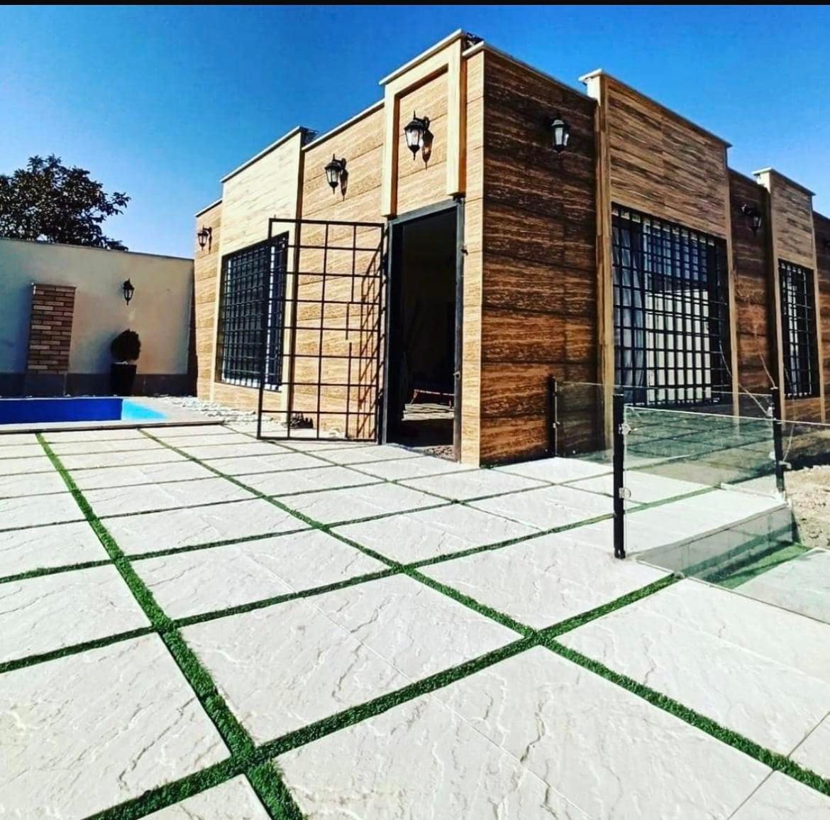 تایل بتنی کفپوش اکسپوز موزاییک چمن مصنوعی|مصالح و تجهیزات ساختمان|اصفهان, بهارستان|دیوار