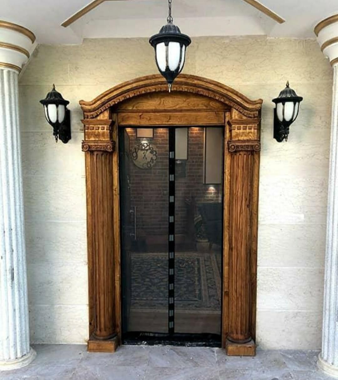 پرده توری مغناطیسی پرده پلاستیکی پرده اهنربایی|پرده، رانر، رومیزی|کرمان, |دیوار