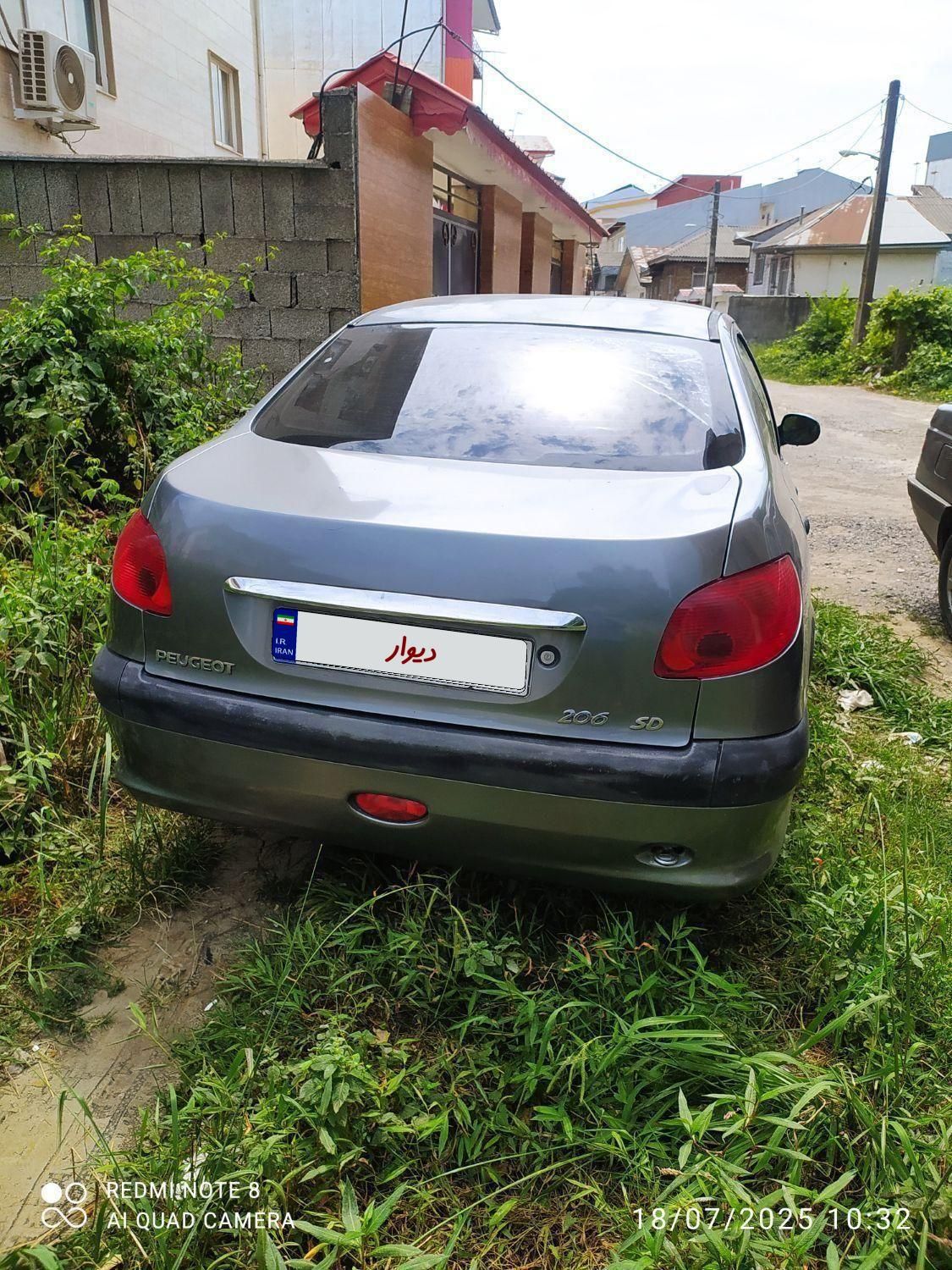 پژو 206 SD V8، مدل ۱۳۸۶|خودرو سواری و وانت|فومن, |دیوار