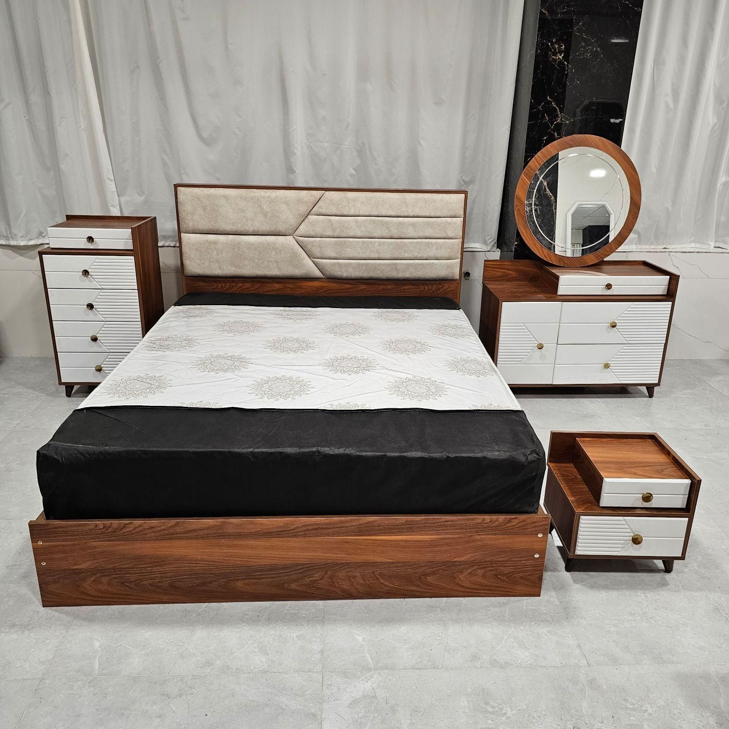 سرویس تخت خواب شرکتی ۲ نفره مدل «رویا»|تخت و سرویس خواب|مهاباد (آذربایجان غربی), |دیوار