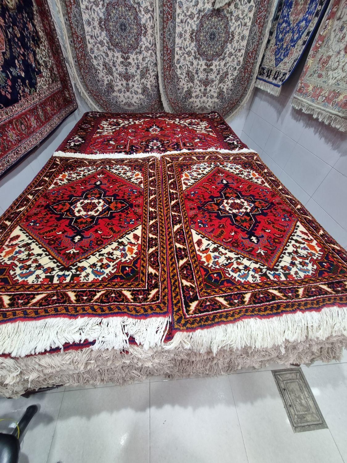 جفت زرنیم هریس نقشه|فرش|مراغه, |دیوار