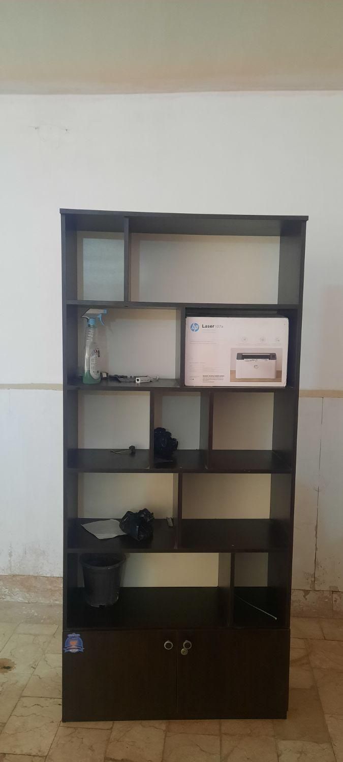 کتابخانه ام دی اف در حد نو|کتابخانه، شلف، قفسه‌های دیواری|بندر ماهشهر, |دیوار
