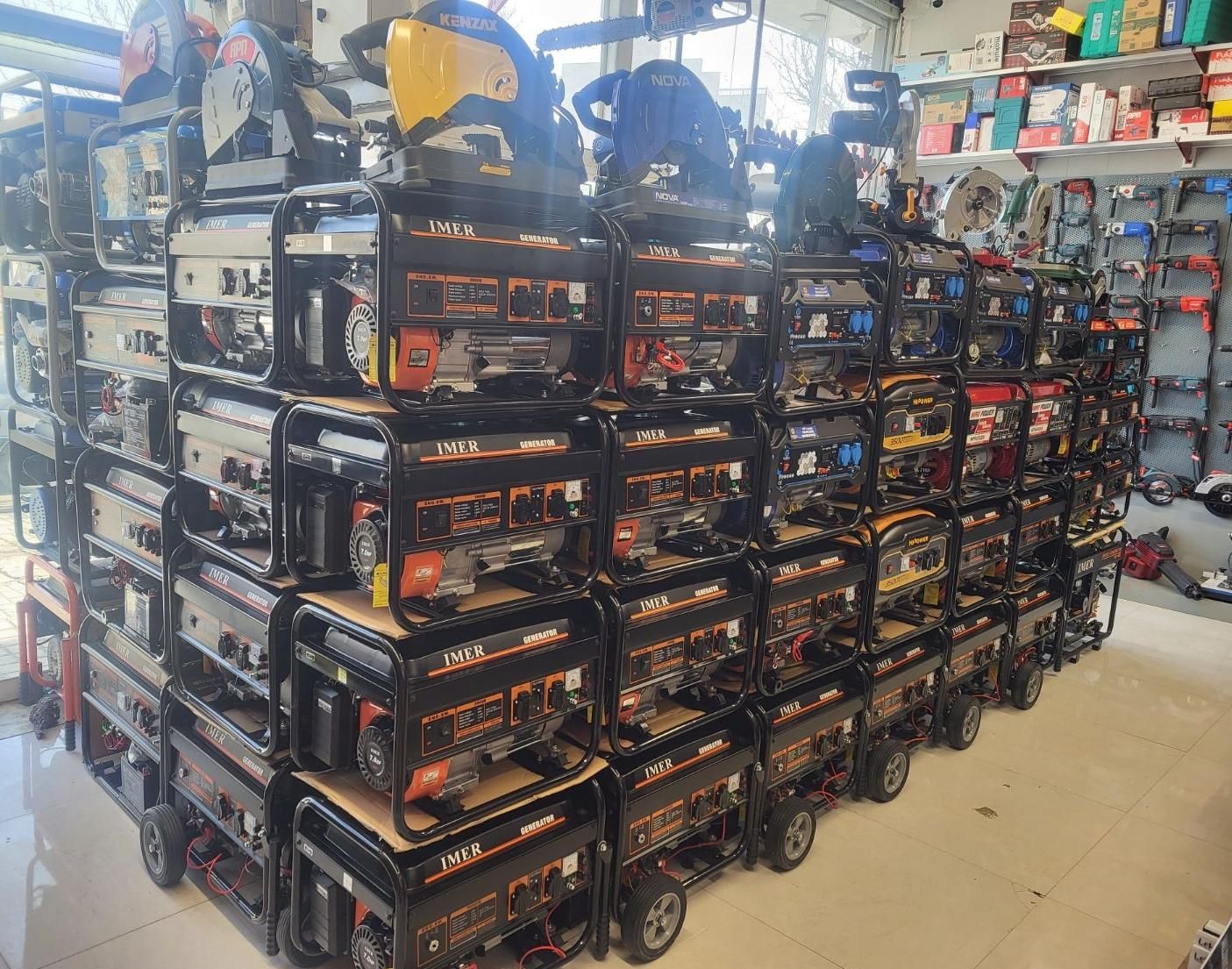 موتور برق تمام مس استارتی بنزینی هندلی موتوربرق|فروشگاه و مغازه|مشهد, هنرور|دیوار