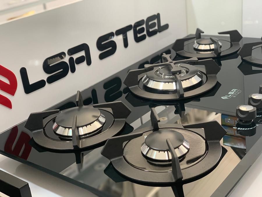 گاز شیشه ای 5شعله|اجاق گاز و لوازم برقی پخت‌وپز|یزد, |دیوار