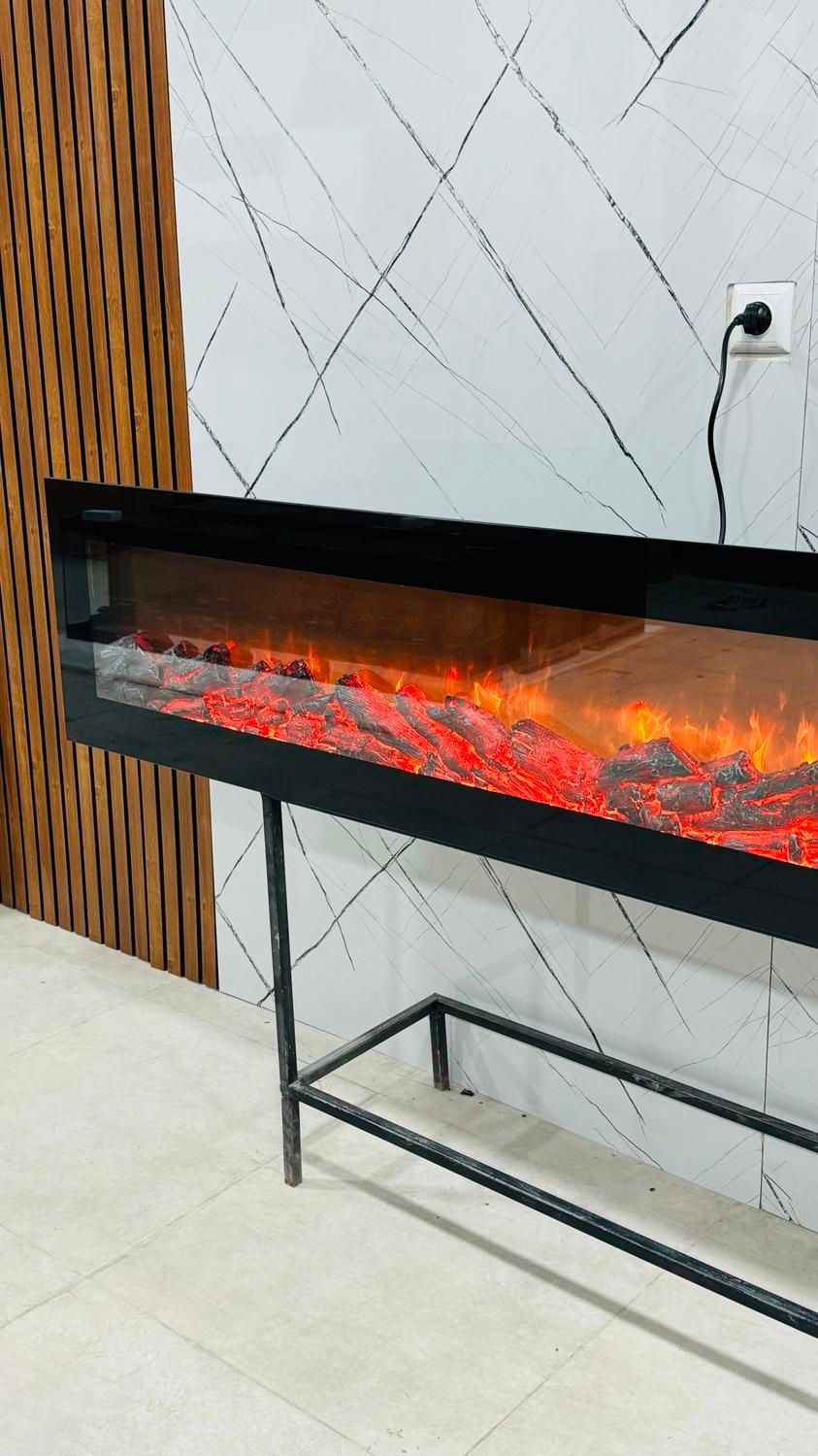 شومینه برقی طول ۱۴۰سانت مدل۰۰۹|بخاری، هیتر، شومینه|شیراز, ارم|دیوار