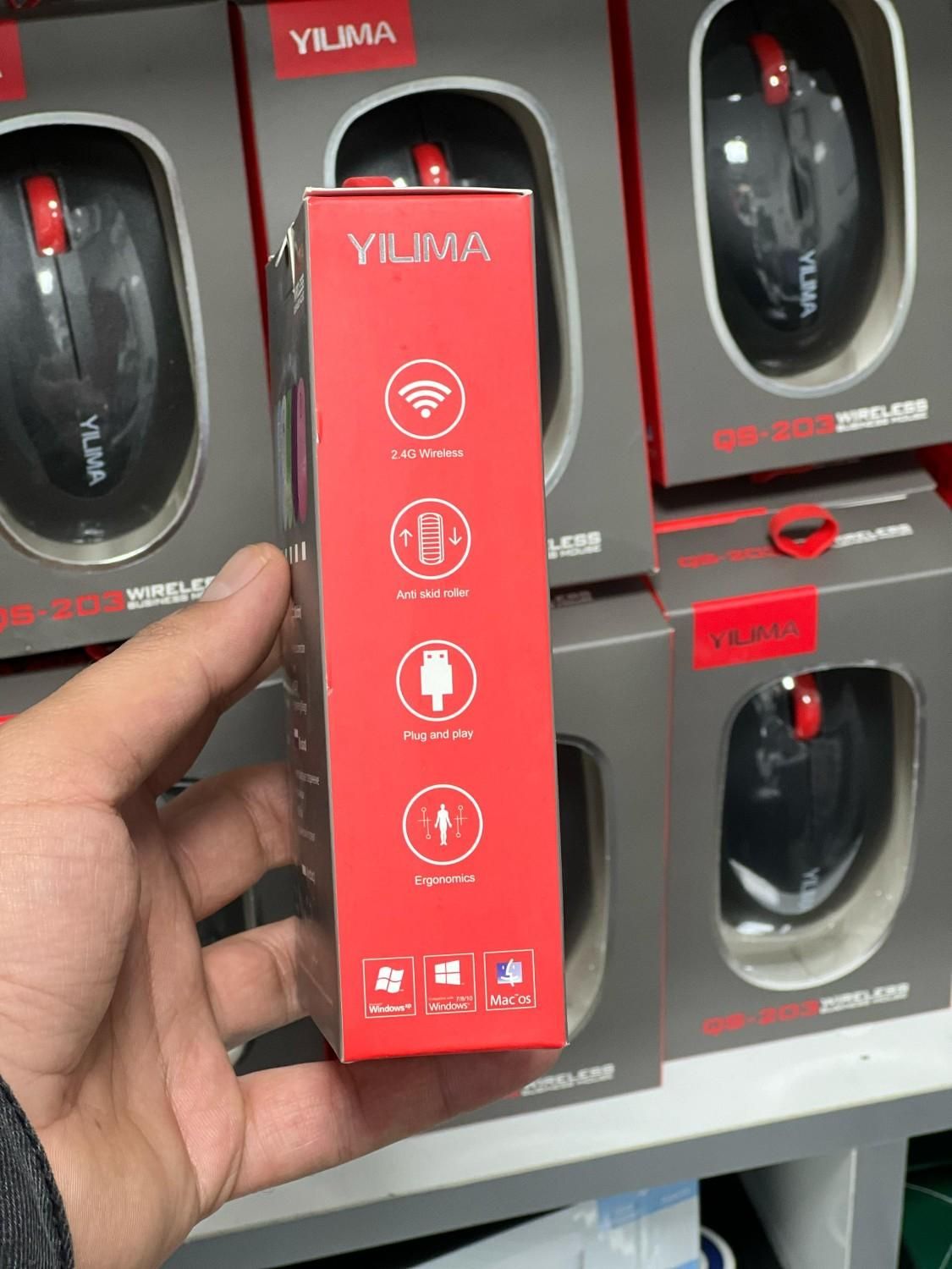 موس بی‌سیم مدل  YILIMA QS-203|قطعات و لوازم جانبی رایانه|نیشابور, مدرس|دیوار