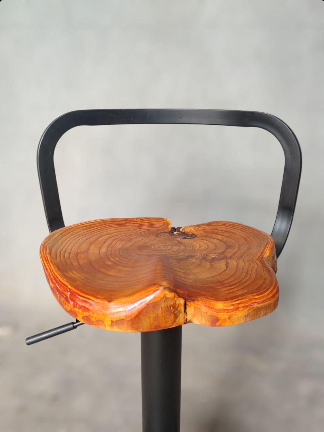 صندلی جک دار گازی چوب گردو و فلز|صندلی و نیمکت|رشت, شهرک صنعتی|دیوار