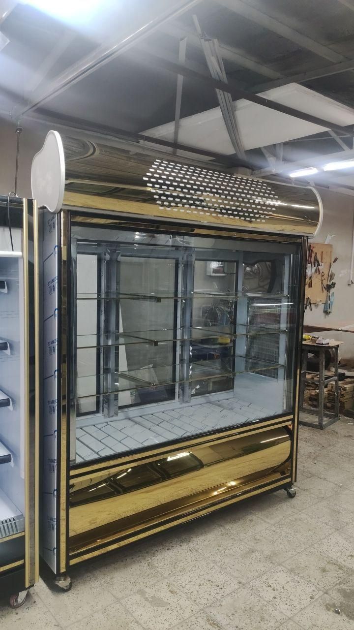 یخچال طلایی پشت بسته و دوطرفنما|فروشگاه و مغازه|قمصر, |دیوار