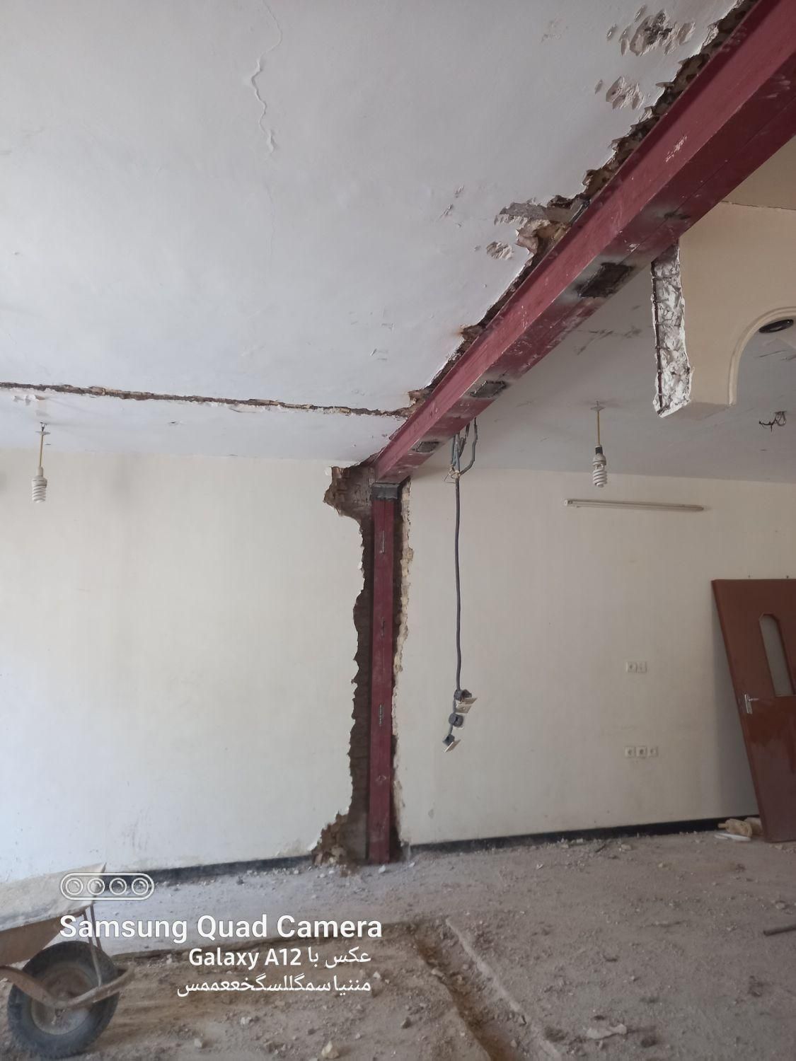 تخریب و تیرآهن کشی ساختمان|خدمات پیشه و مهارت|اهواز, کوی باهنر|دیوار