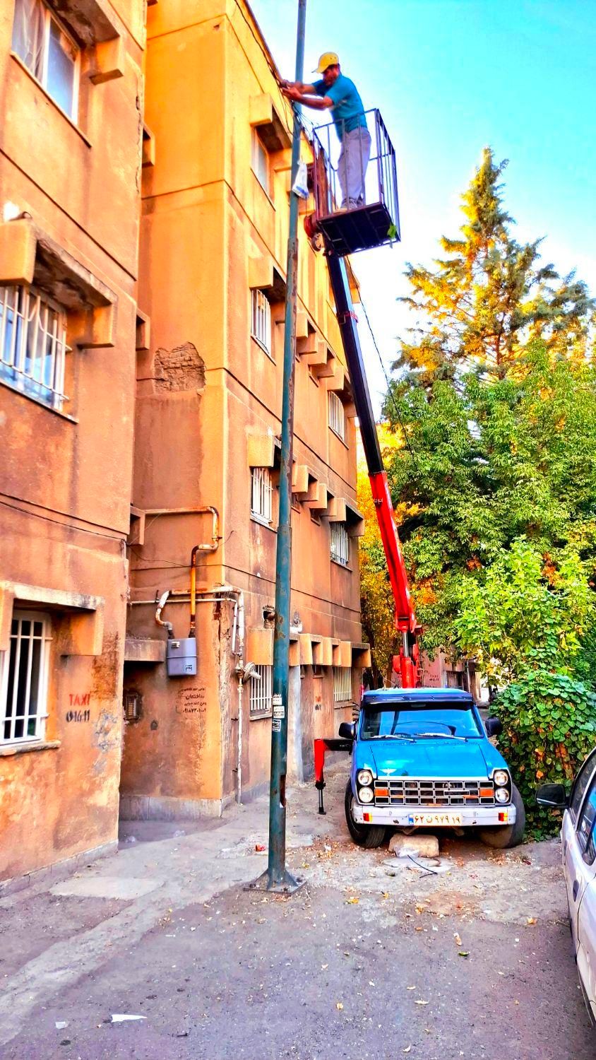 نیسان جرثقیل بالابر سبد با بهترین قیمت|خدمات حمل و نقل|کرمانشاه, |دیوار