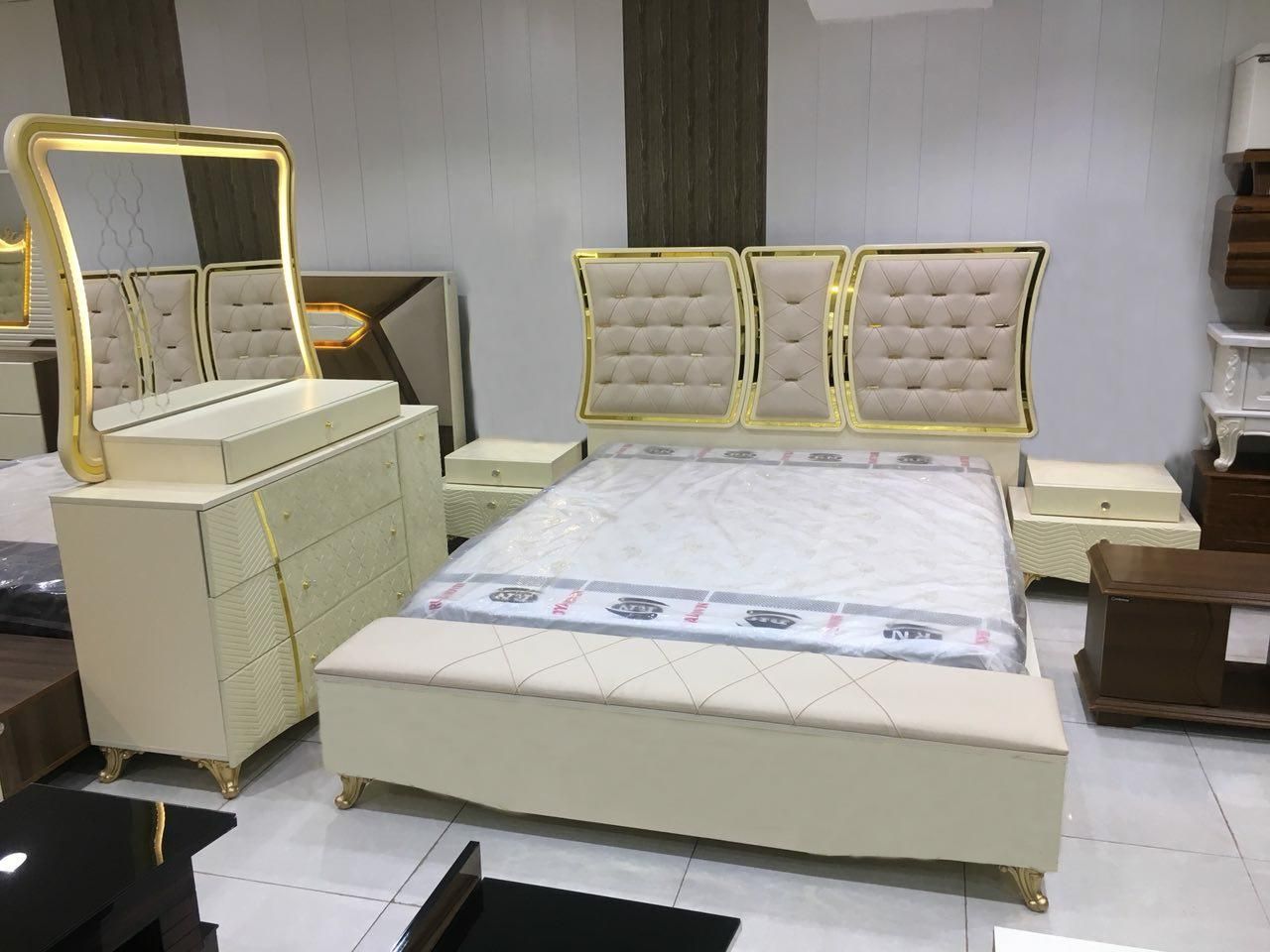 سرویس خواب مدل آیدا|تخت و سرویس خواب|قروه, |دیوار