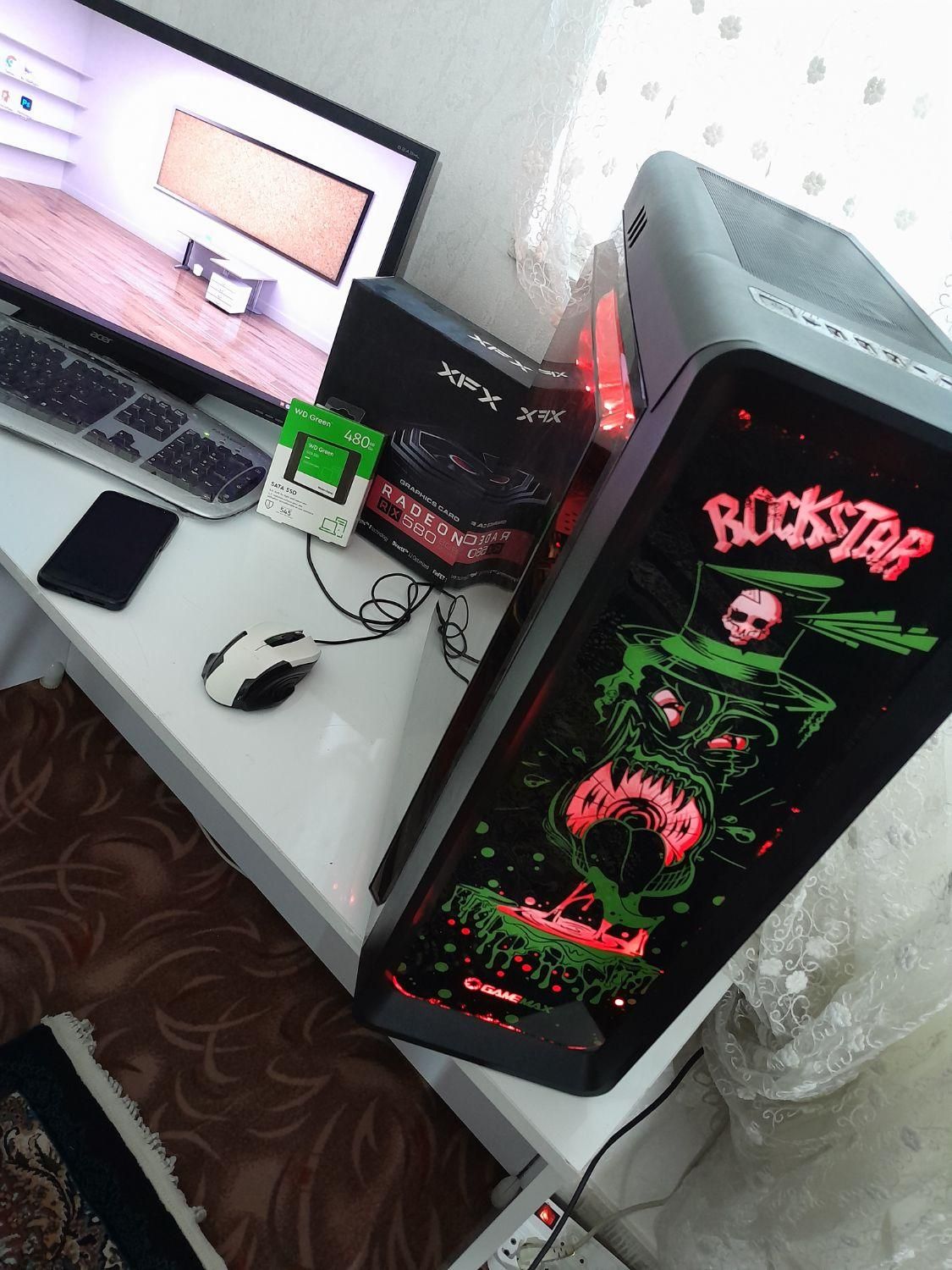 کیس ۱۲هسته رم۳۲ گرافیک8 ssd480Gig|رایانه رومیزی|تهران, چیتگر|دیوار