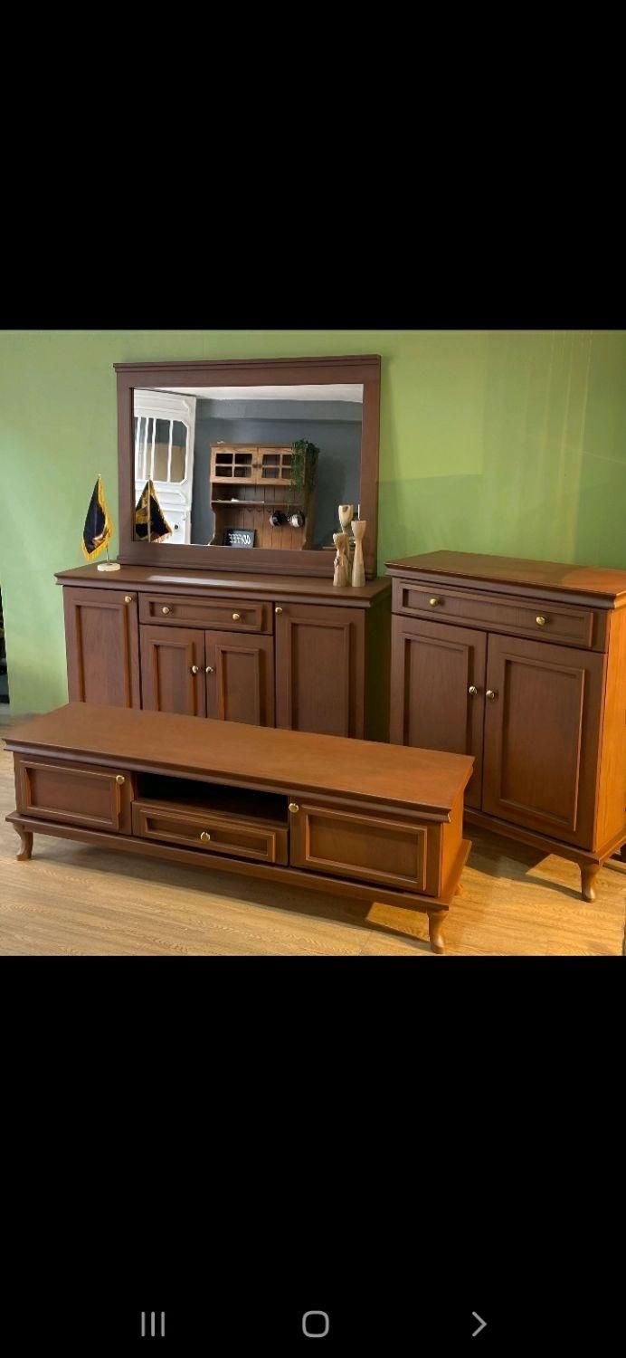 ست اینه کنسول . میز تلویزیون میلانو|بوفه، ویترین، کنسول|تبریز, |دیوار