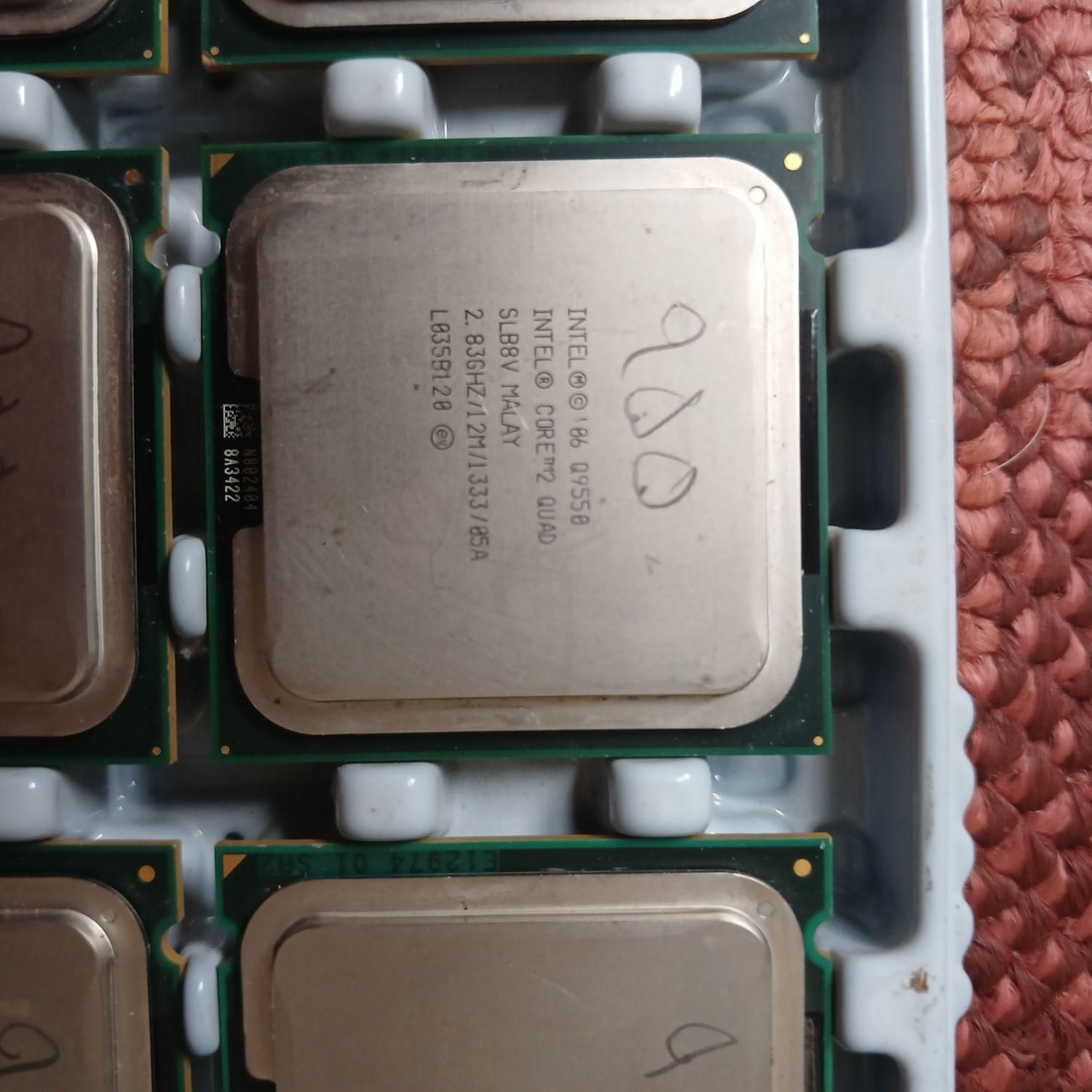 تعدادی CPU QUAD Q9650 Q9550 کاملا سالم|قطعات و لوازم جانبی رایانه|تهران, زنجان جنوبی|دیوار