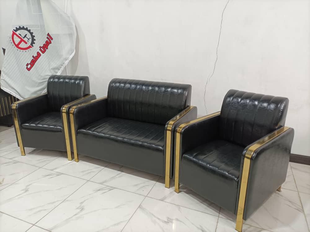 مبل اداری تمام چرم با ضمانت|دفتر کار|قدس, |دیوار