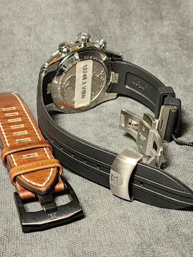 ساعت مردانه سوئیسی EDOX Chronorally + بند اضافه|ساعت|تهران, دروس|دیوار