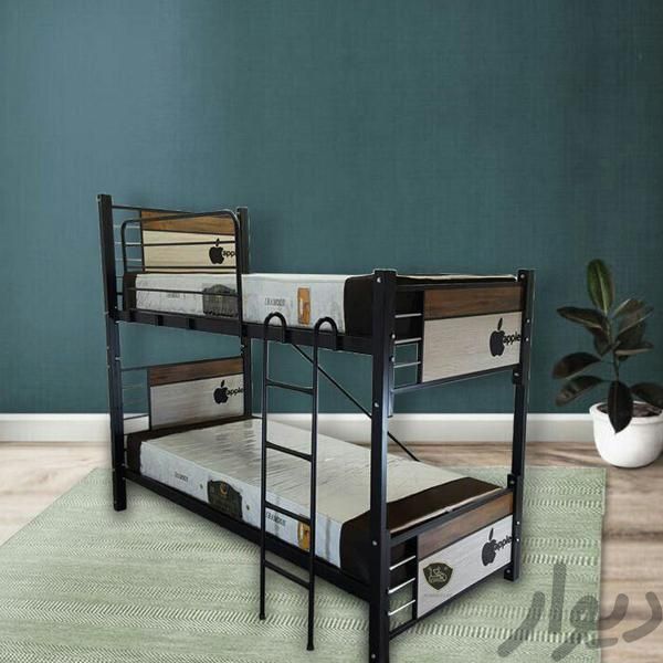 تخت خواب دو طبقه(تختخواب ۲دوطبقه)فلزی مدل سامیار|تخت و سرویس خواب|مشهد, طبرسی|دیوار