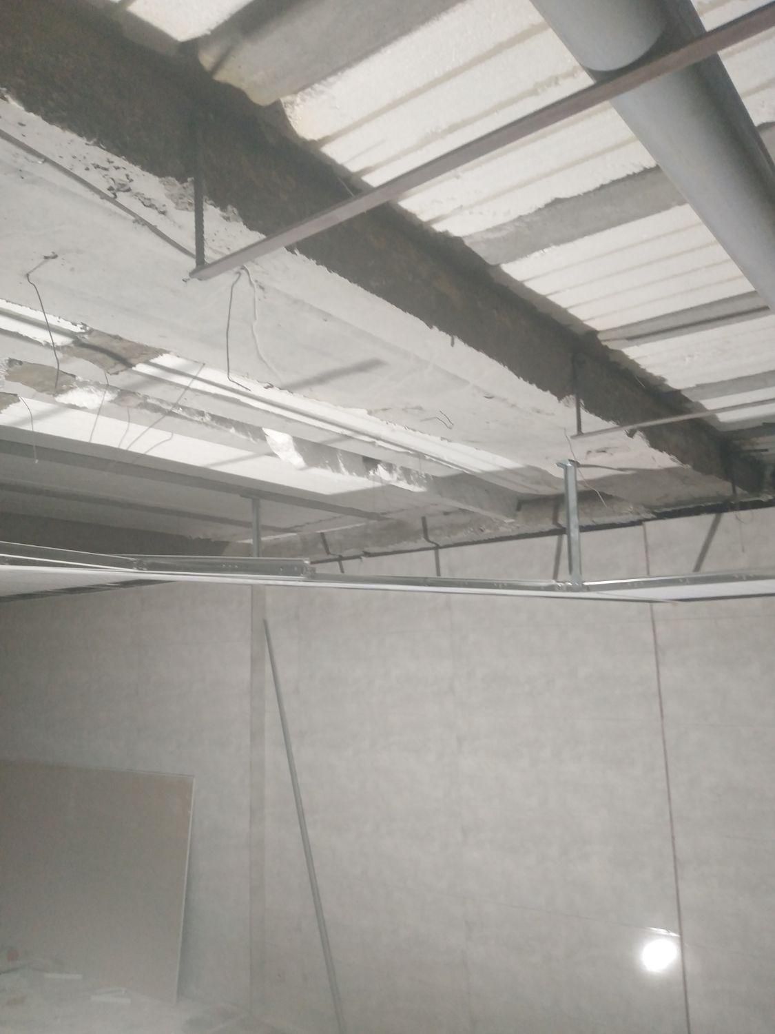 اجرای سقف کاذب و رنگ کناف|خدمات پیشه و مهارت|دوگنبدان, |دیوار