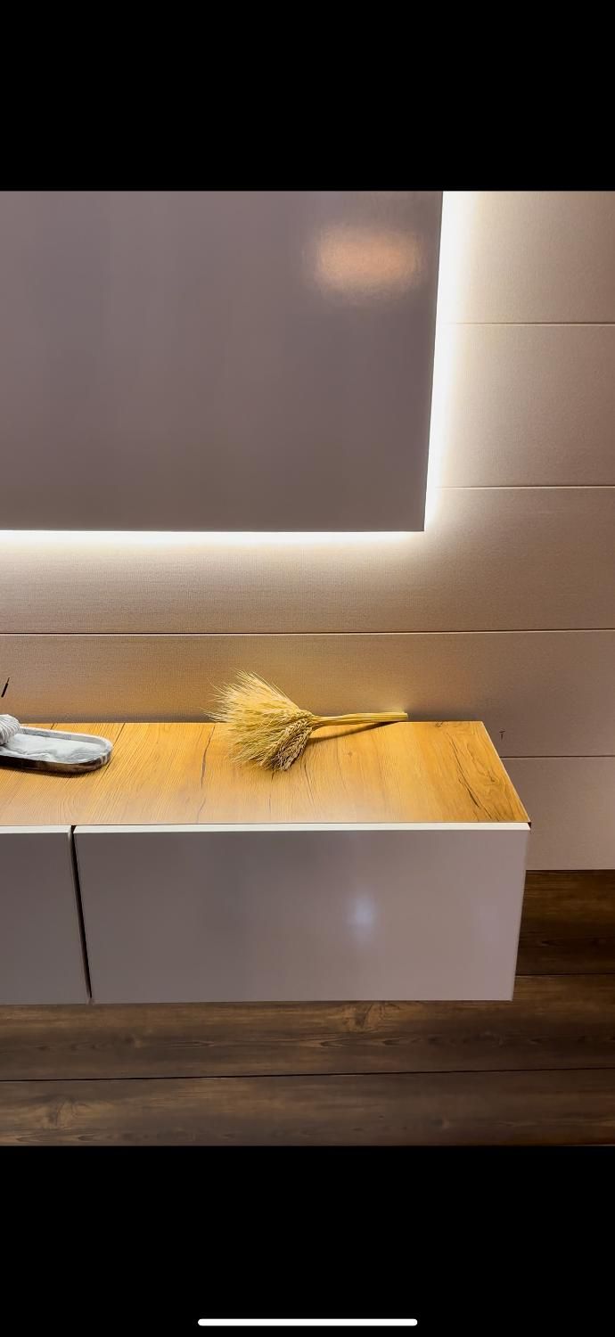 میز تی وی وال نورپردازی شده|میز تلویزیون|رشت, حومه رشت|دیوار