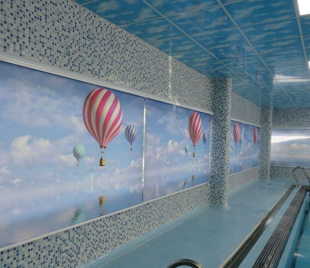 پرده ضد آب استخری. اداری|پرده، رانر، رومیزی|هشتگرد, |دیوار