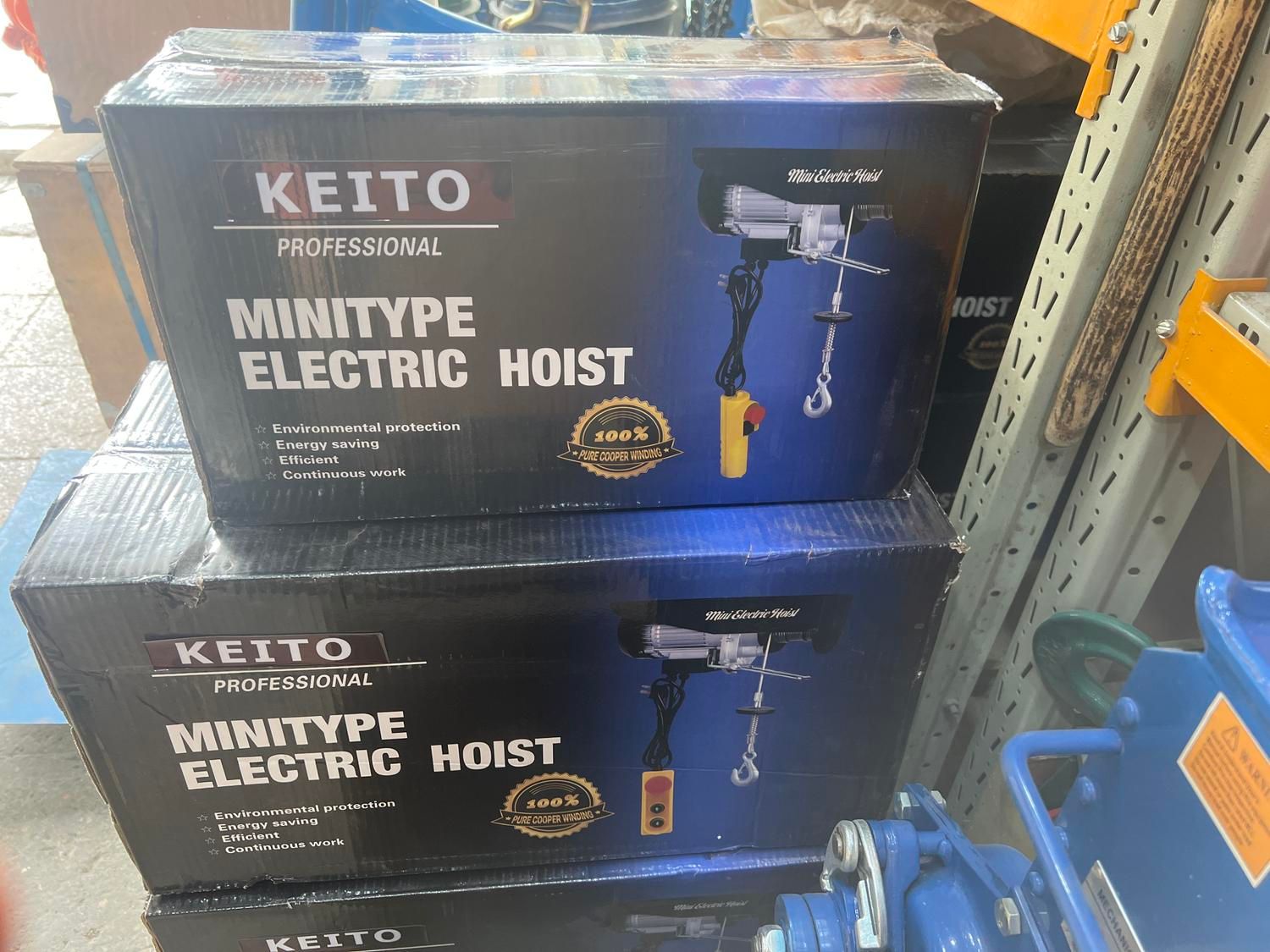 وینچ‌برقی (بالابر)کیتو با ضمانت بی قید و شرط|ماشین‌آلات صنعتی|مشهد, کوشش|دیوار