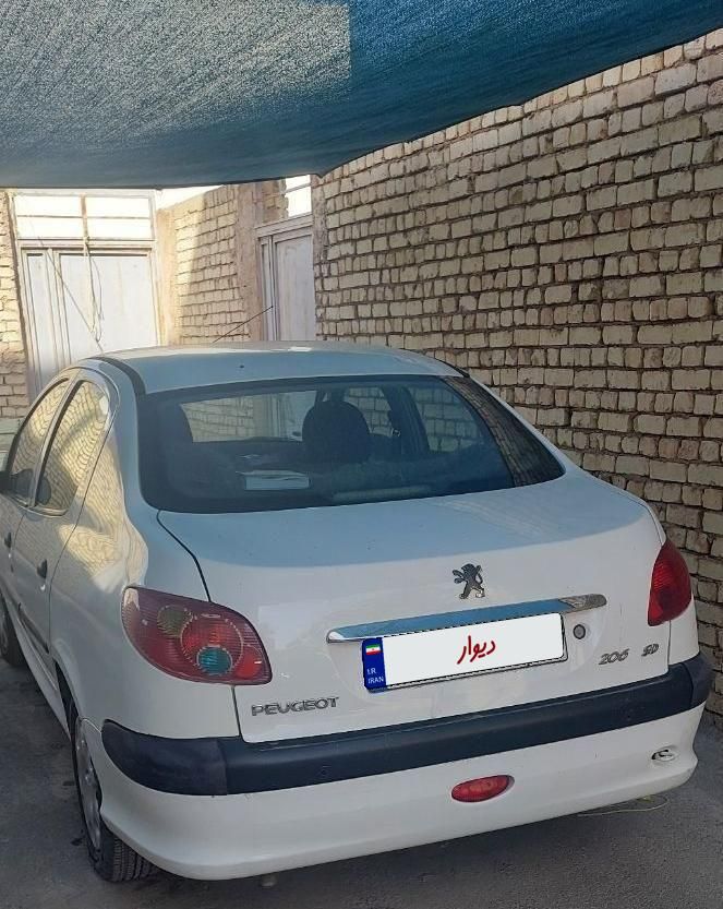 پژو 206 SD V8، مدل ۱۳۹۴|خودرو سواری و وانت|خمینی‌شهر, |دیوار